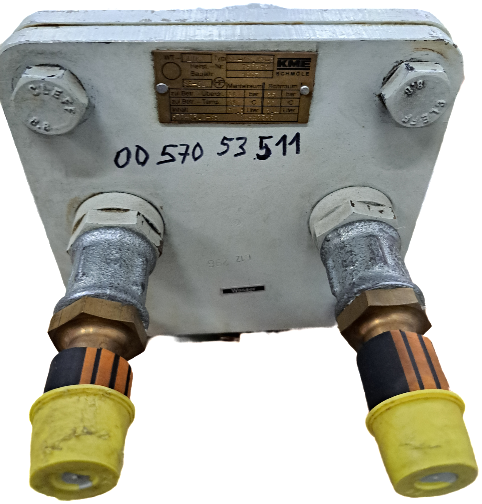 Змеевиковый трубчатый теплообменник KME Schmöle LOK