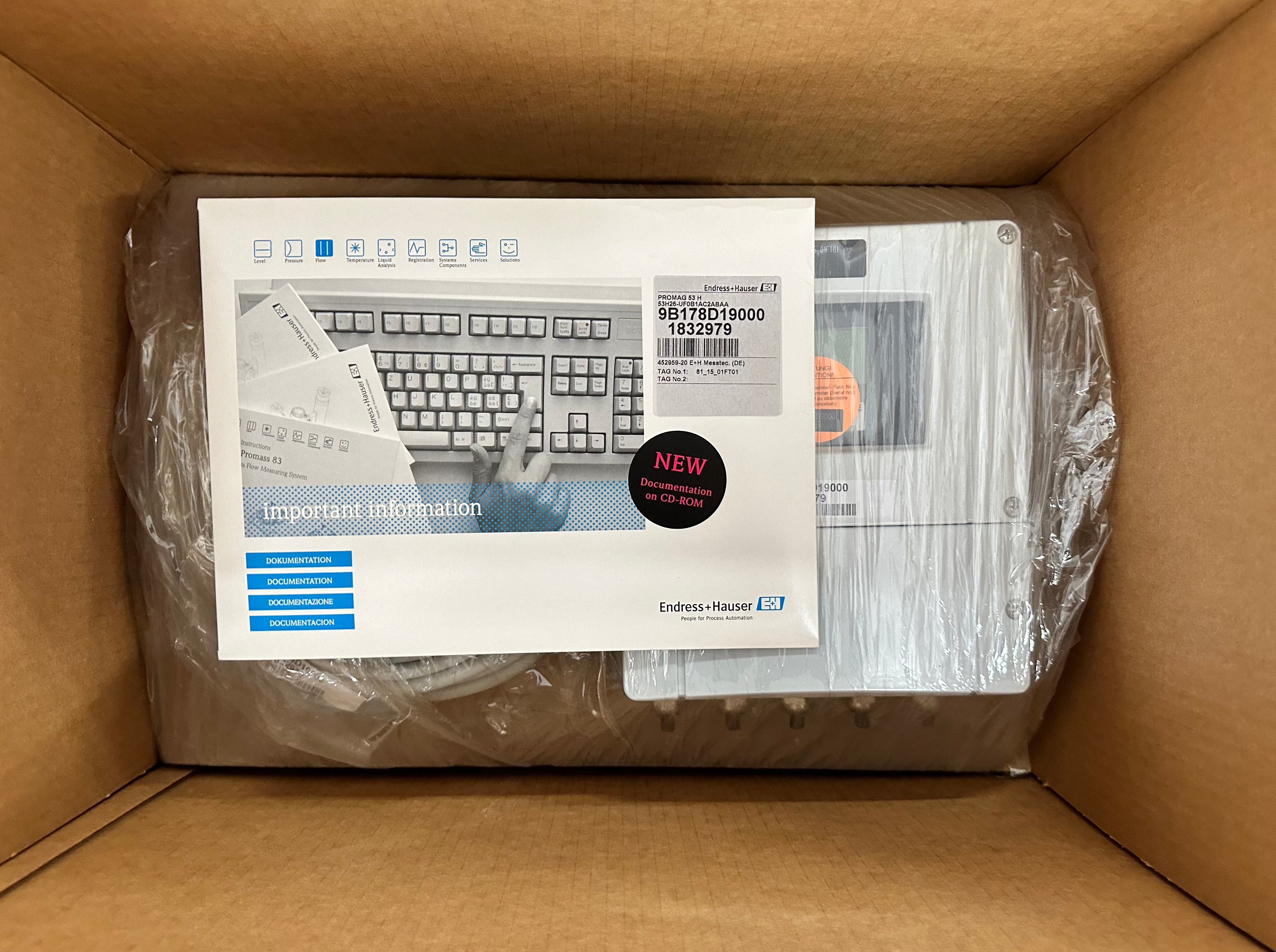 Endress & Hauser Promag 53H26 DN25