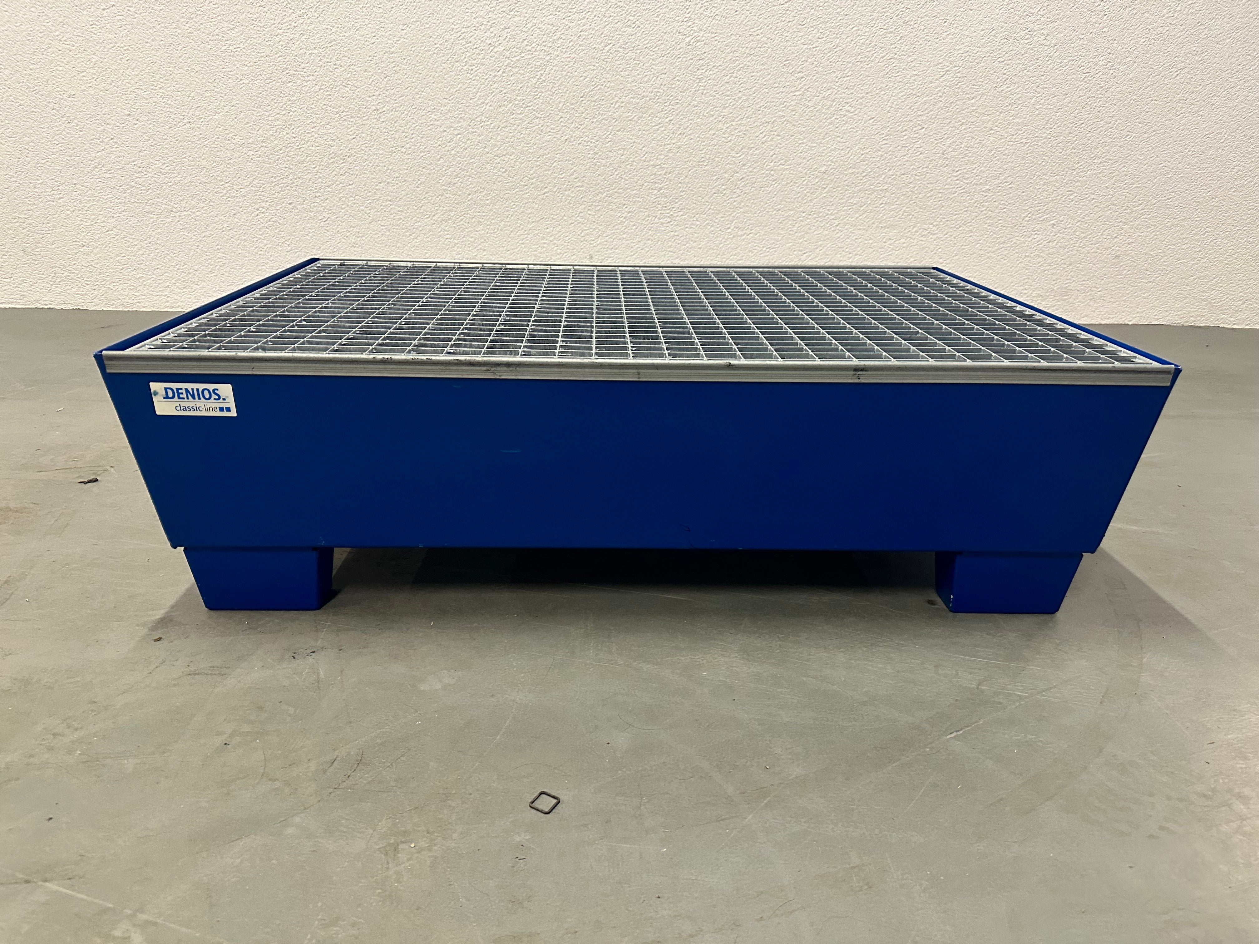 Denios collection tray classic-line made of steel for 2 barrels