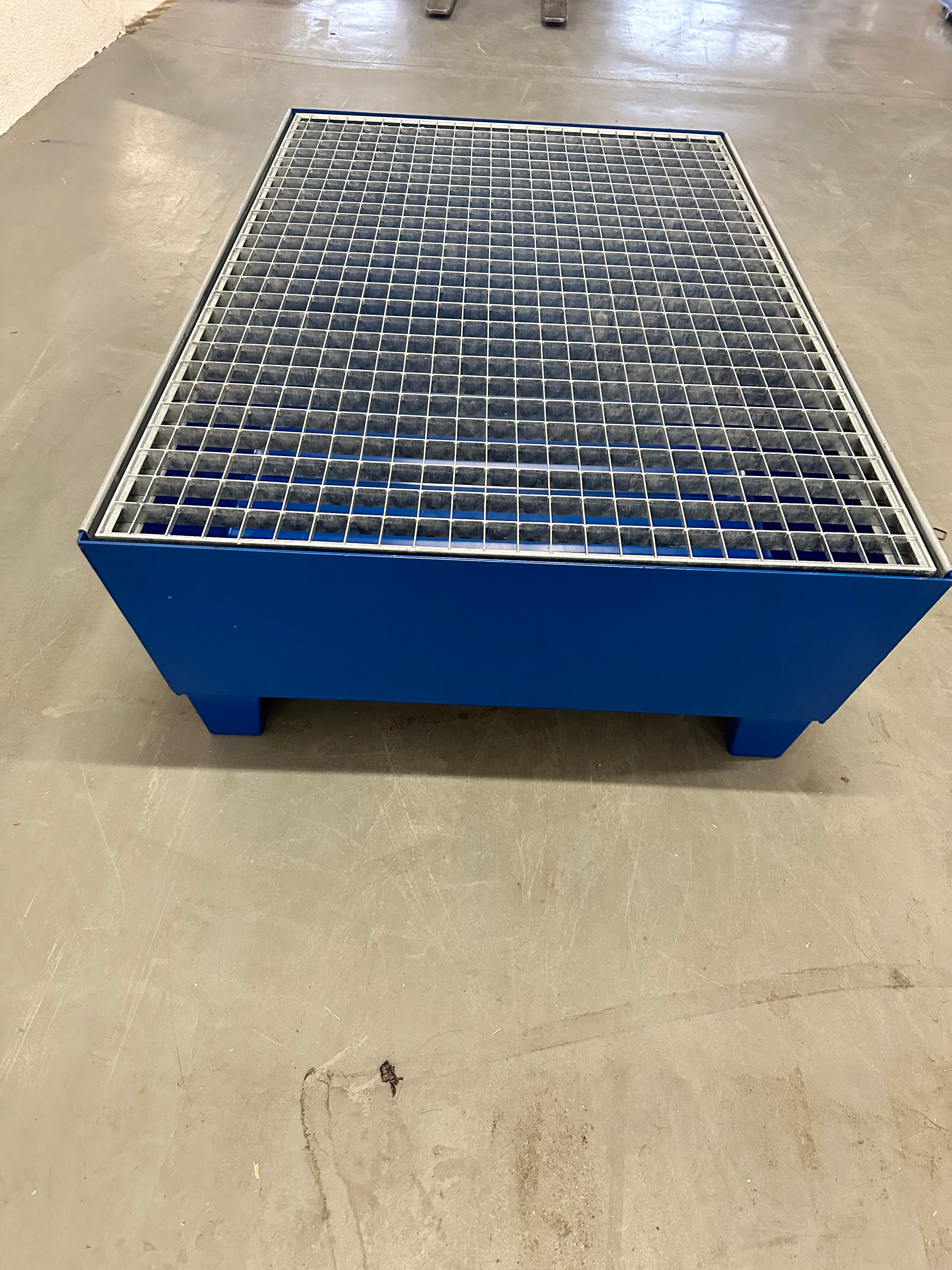 Denios Auffangwanne classic-line aus Stahl für 2 Fässer