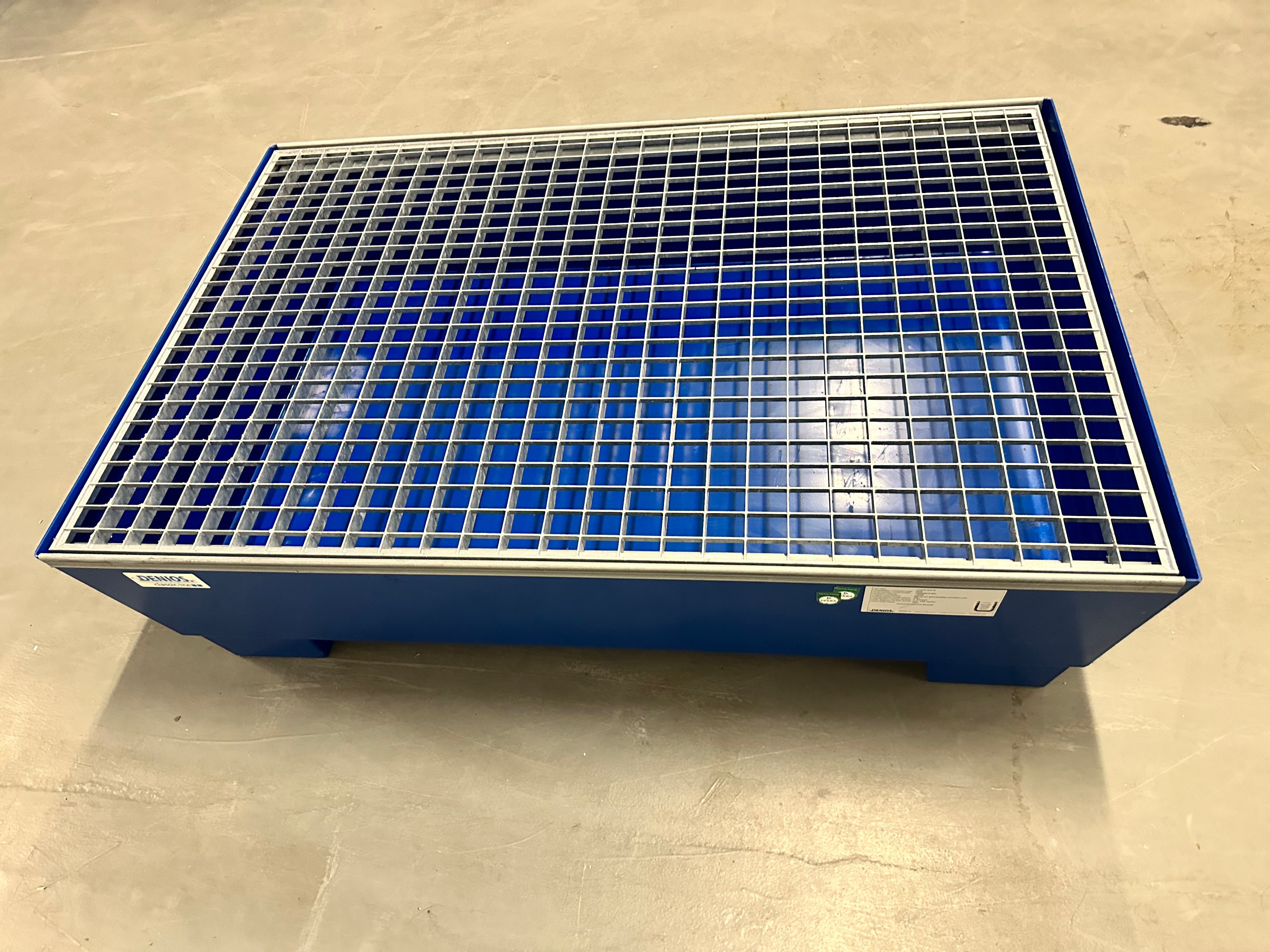 Denios Auffangwanne classic-line aus Stahl für 2 Fässer