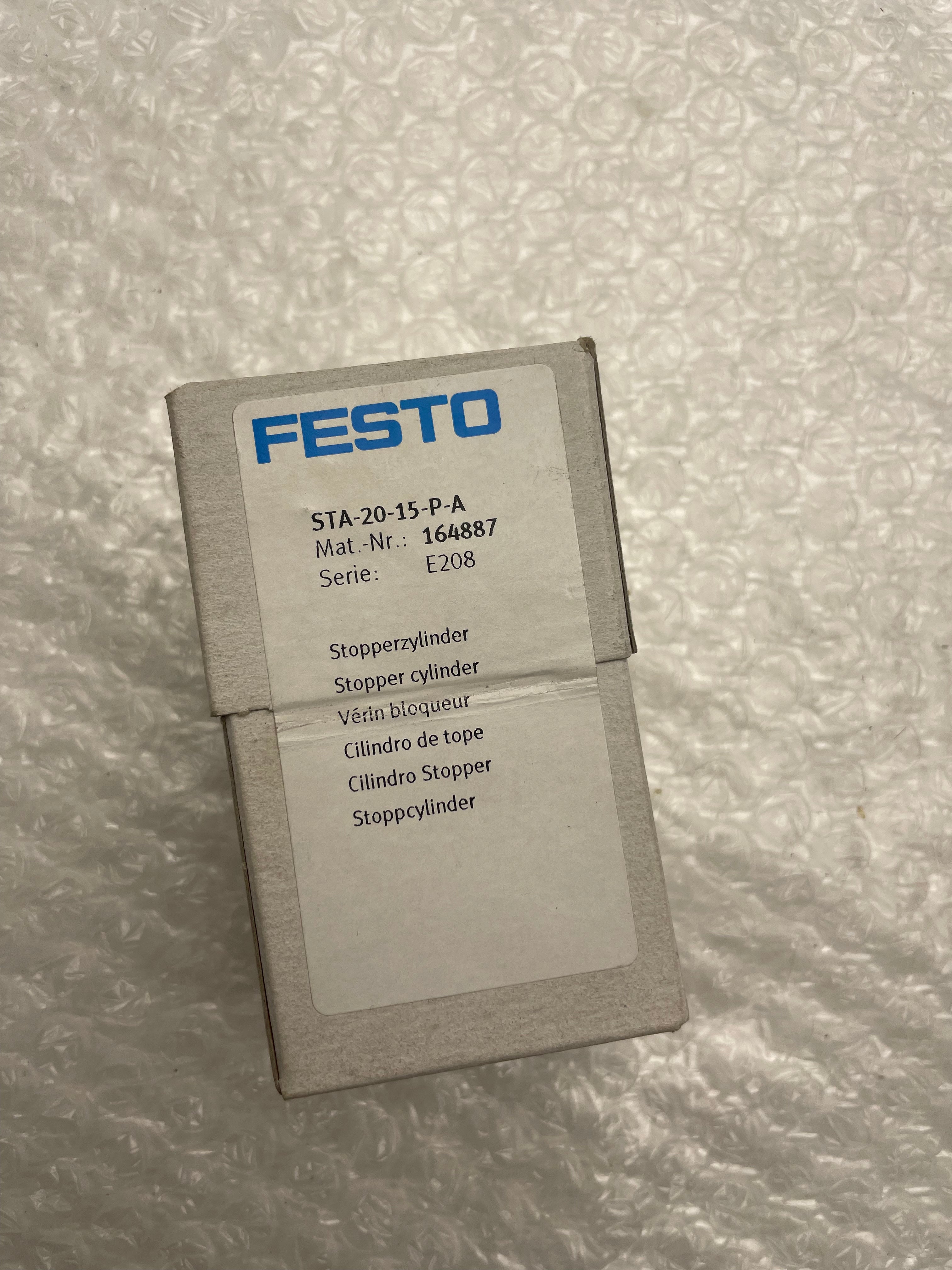 Festo Stopperzylinder STA-20-15-P-A