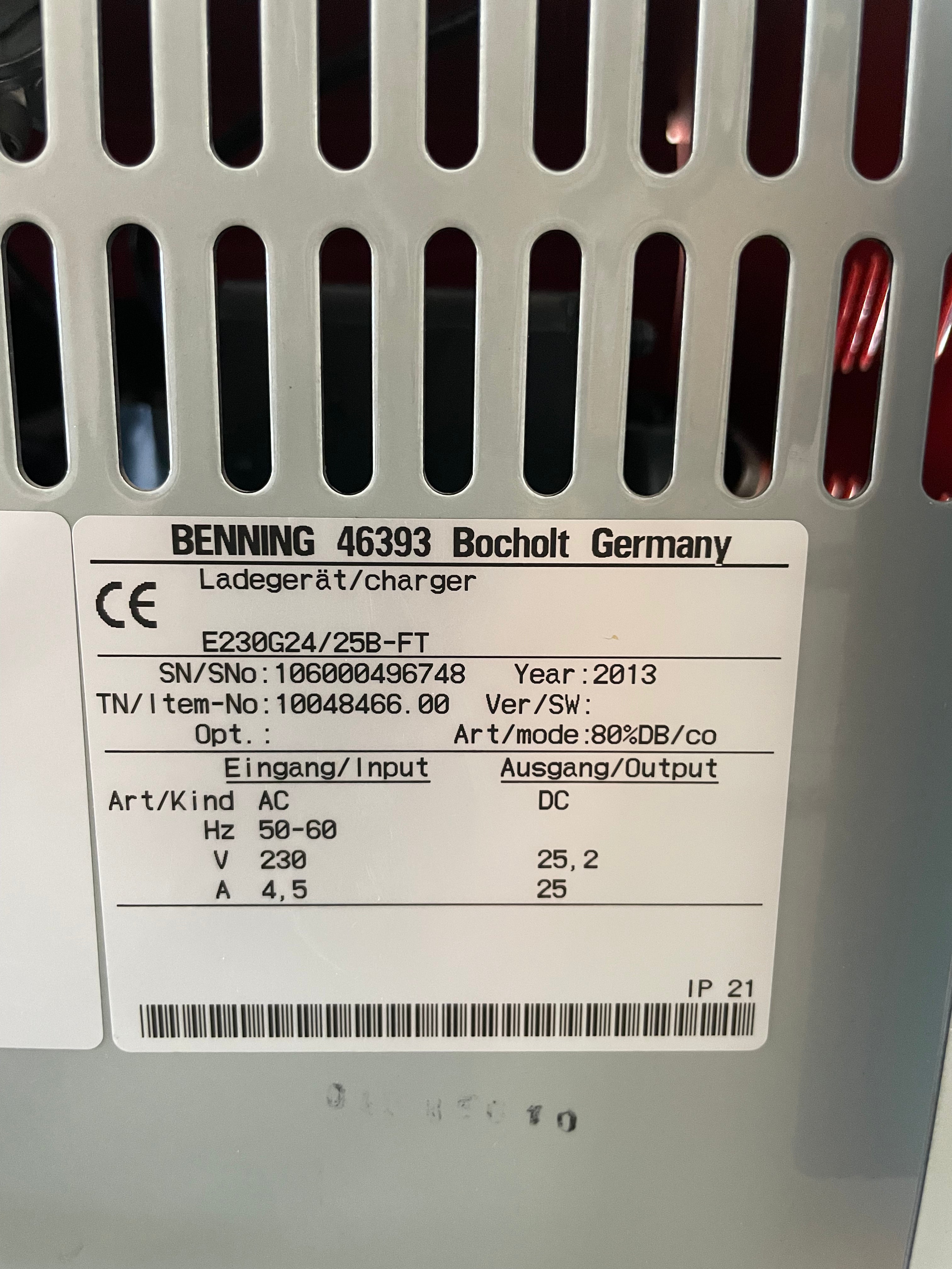 Tebetron /Benning E230G24/25B-FT