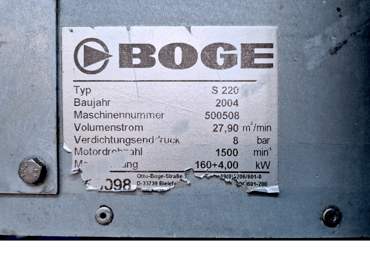 Boge Schraubenkompressor S220 - product_category | KLEMA Maschinenhandel