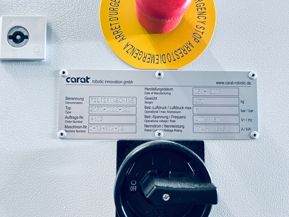 Carat Polier - & Schleifstation, Typ 2070 - 0000 - 000 - #product_category# | KLEMA Maschinenhandel