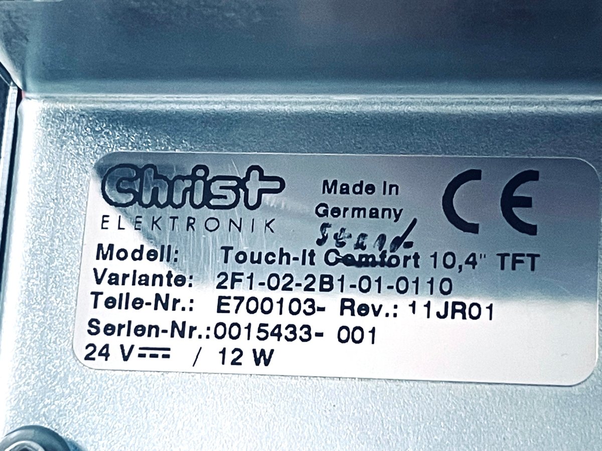 Christ Elektronik Touch - it Standart 2F1 - 02 - 2B1 - 01 - 0110 - #product_category# | KLEMA Maschinenhandel