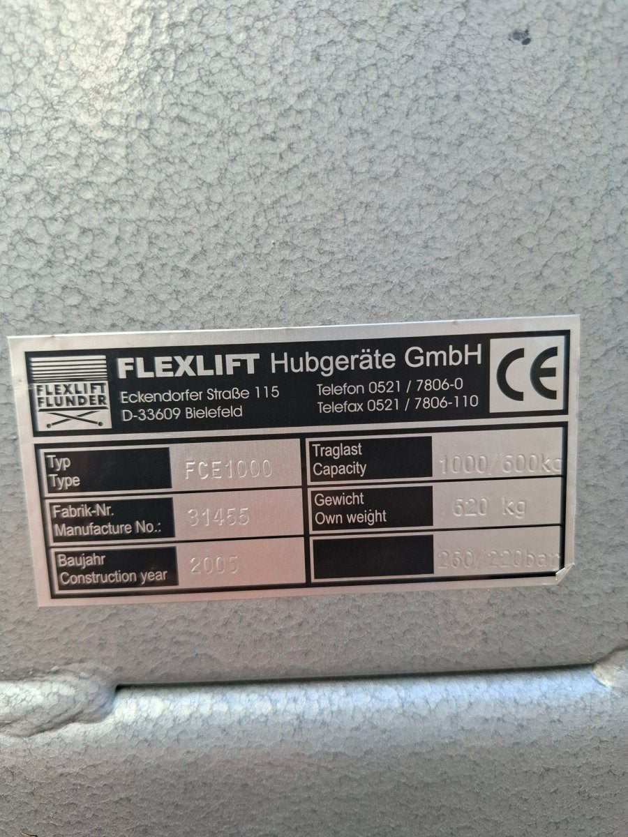 Flexlift FCE1000 Hubtisch mit Neigefunktion - product_category | KLEMA Maschinenhandel