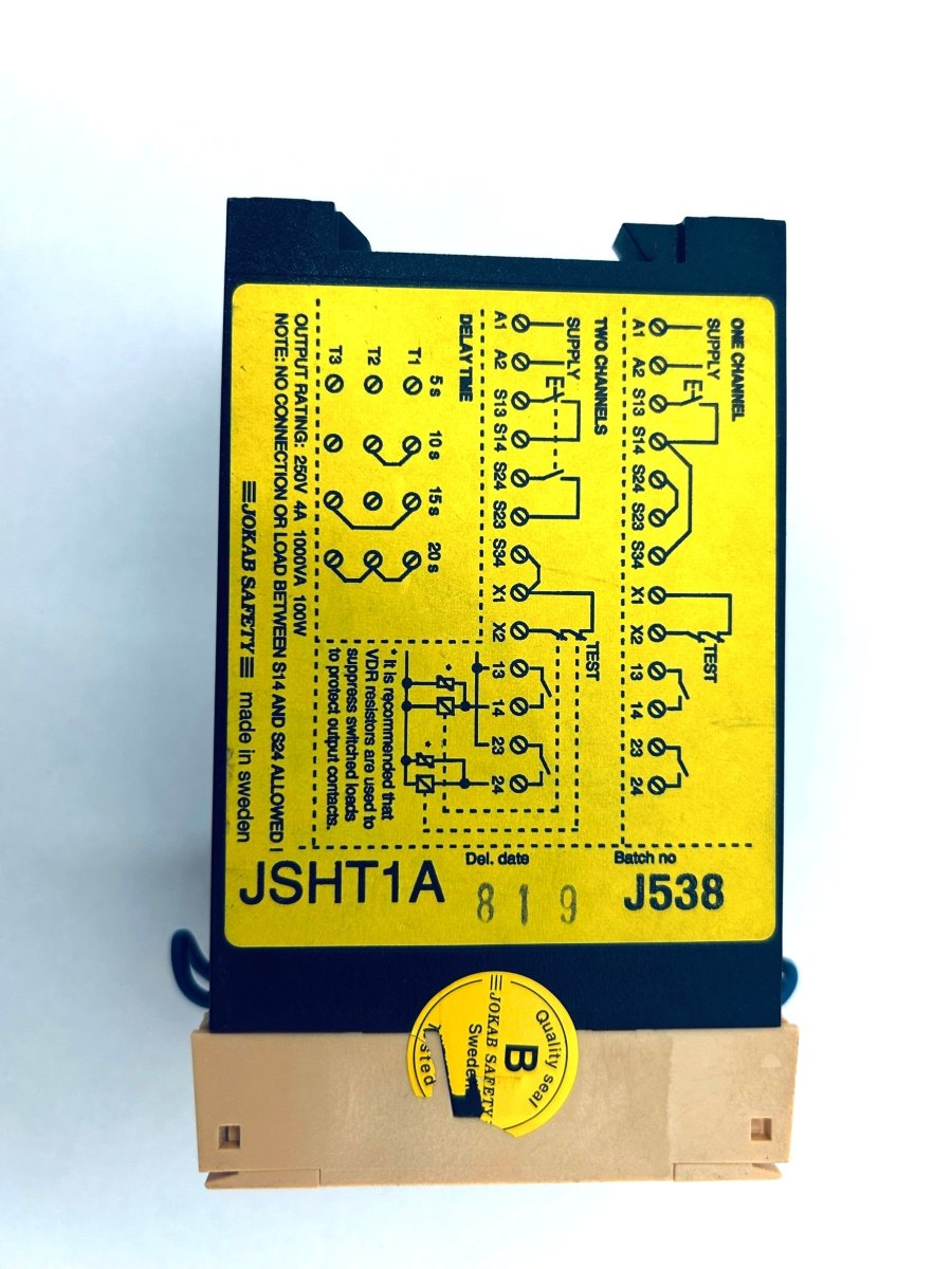 Jokab Safety JSHT1A Sicherheitsrelais - product_category | KLEMA Maschinenhandel