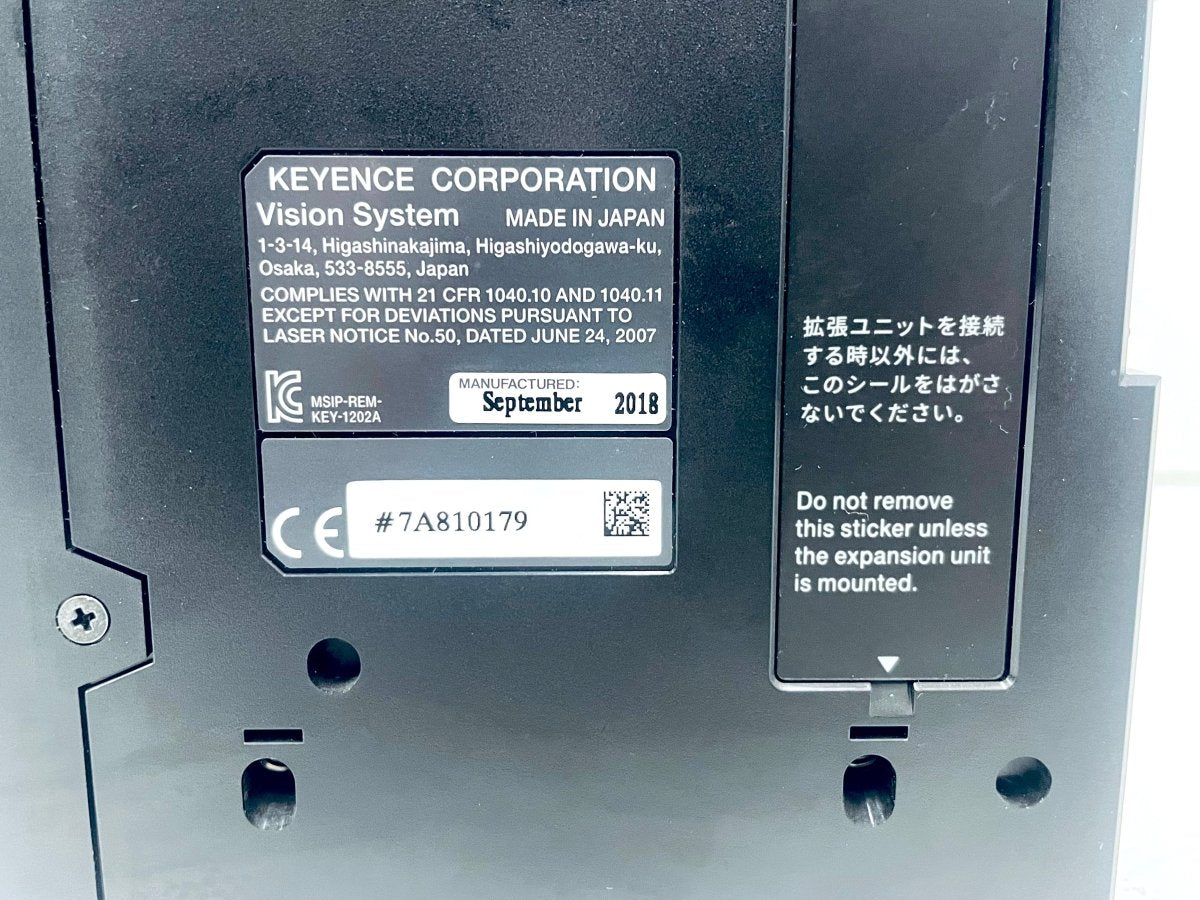 Keyence Vision System XG - X2800 mit 2x CA - E110LJ - #product_category# | KLEMA Maschinenhandel