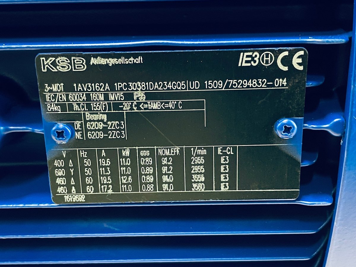 KSB Blockpumpe, Etabloc ETB 080 - 065 - 160 - #product_category# | KLEMA Maschinenhandel