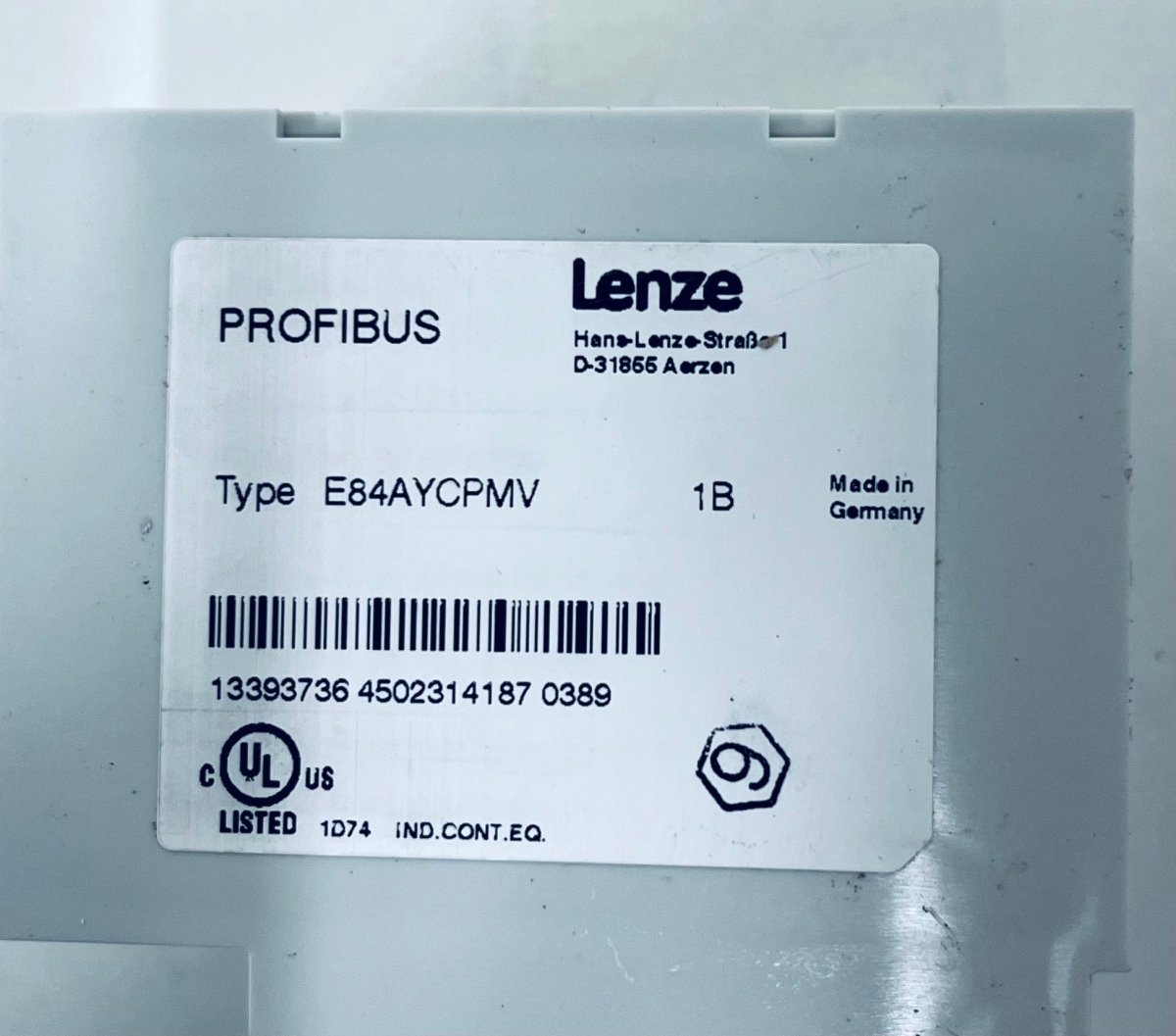 Lenze Profibus L - Force Kommunikationsmodul E84AYCPMV - #product_category# | KLEMA Maschinenhandel