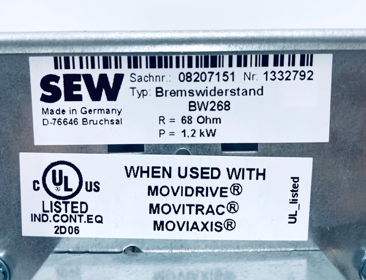 SEW Eurodrive BW268 Bremswiderstand 1332792 - #product_category# | KLEMA Maschinenhandel