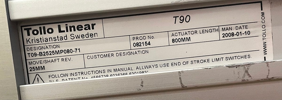 SEW - EURODRIVE Elektromotorische Lineareinheit DFT80K4/BMG/HR/ASB1 Prod.: 082154 - #product_category# | KLEMA Maschinenhandel