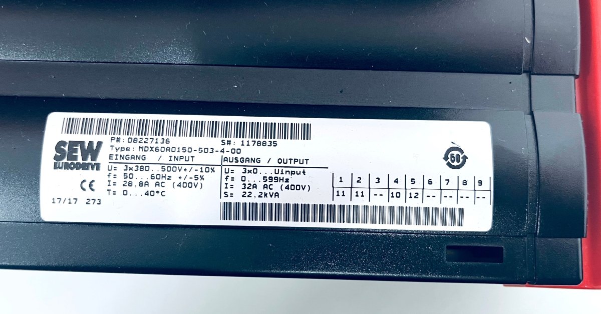 SEW - Eurodrive MDX61B0150 - 503 - 4 - 0T - #product_category# | KLEMA Maschinenhandel