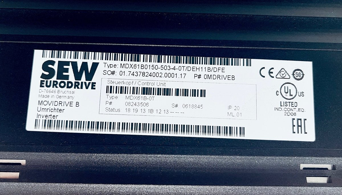 SEW - Eurodrive MDX61B0150 - 503 - 4 - 0T - #product_category# | KLEMA Maschinenhandel