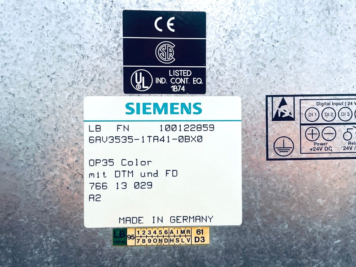 Siemens Coros OP35 6AV3535 - 1TA41 - 0BX0 - #product_category# | KLEMA Maschinenhandel