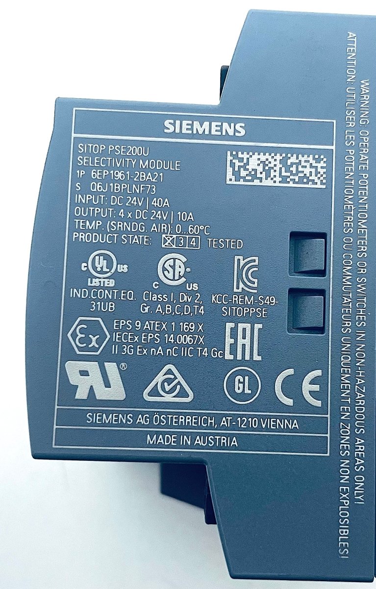 Siemens SITOP PSE 200V 6EP1961 - 2BA21 - #product_category# | KLEMA Maschinenhandel