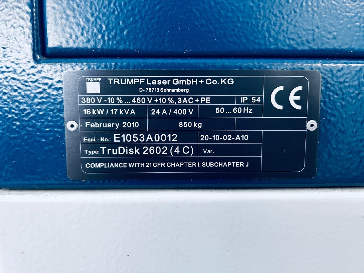 TRUMPF TruDisk 2602 Scheibenlaser - product_category | KLEMA Maschinenhandel