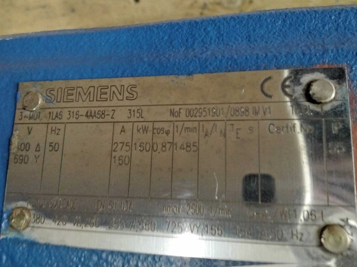 VEM Elektromotor / Drehstrommotor K21R 280M 4 TWS LL HW - #product_category# | KLEMA Maschinenhandel
