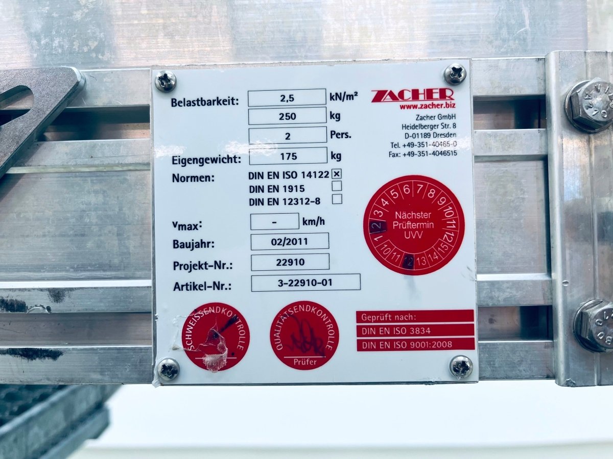Zacher Treppenbrücke - product_category | KLEMA Maschinenhandel