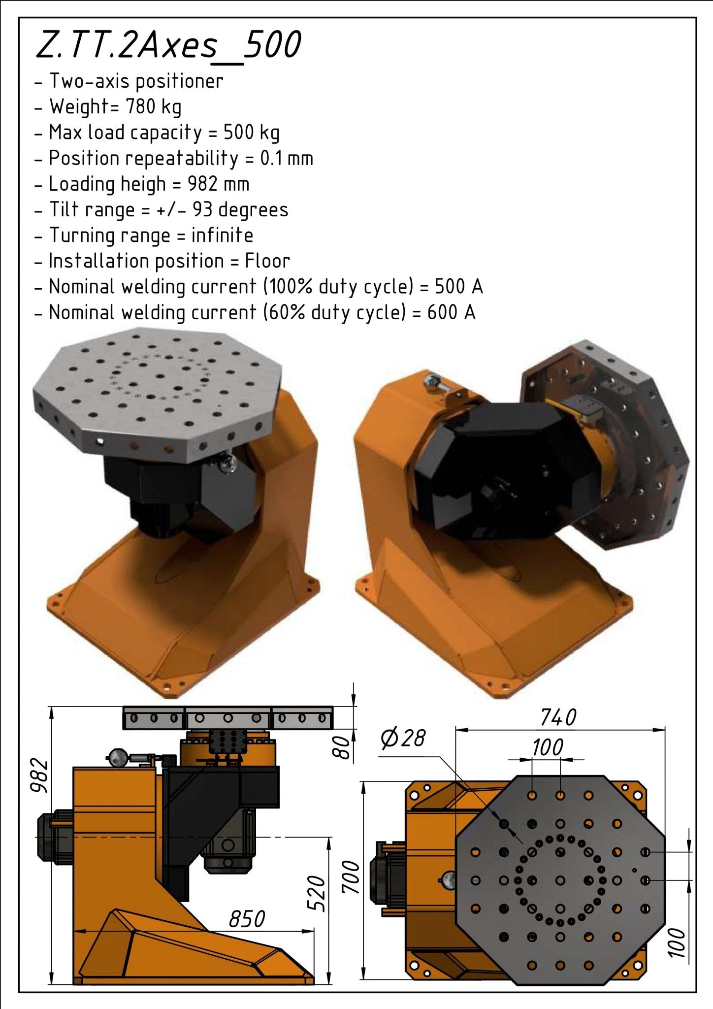 2-achs Positionierer für KUKA- Industrieroboter - #product_category# | Klenk Maschinenhandel