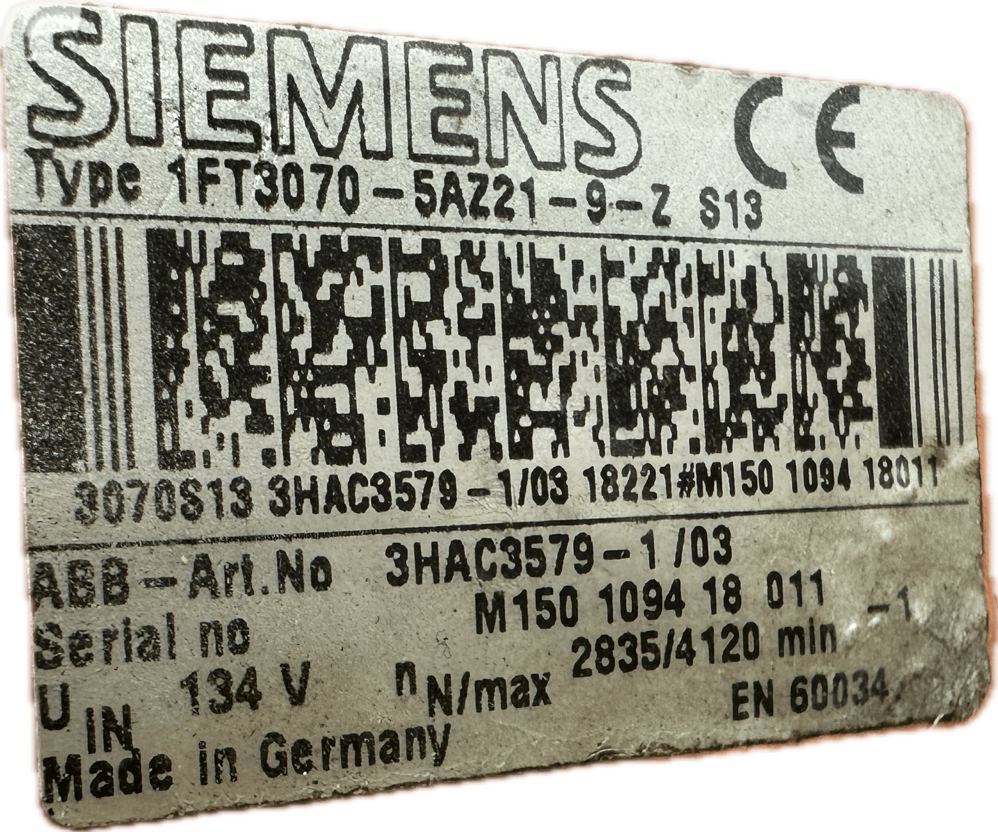 ABB 3HAC3579-1 MOTORACHSEN 6 - #product_category# | Klenk Maschinenhandel