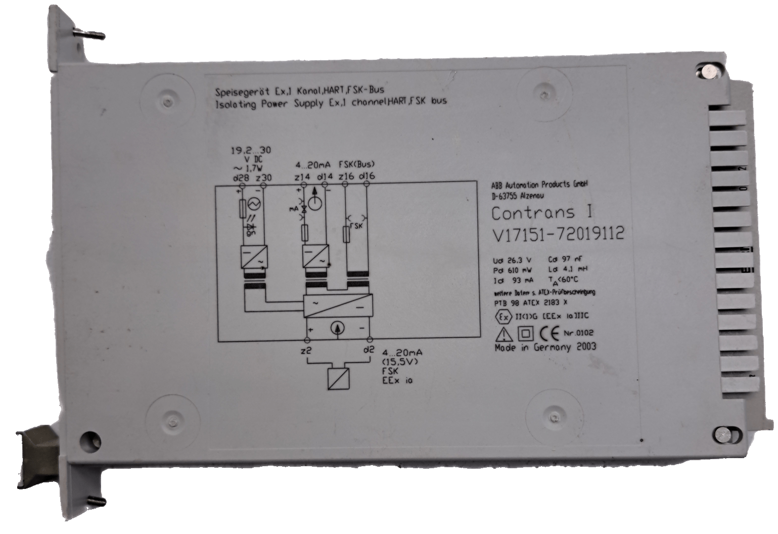 ABB Speisegerät Contrans 1 V17151-720 - #product_category# | Klenk Maschinenhandel