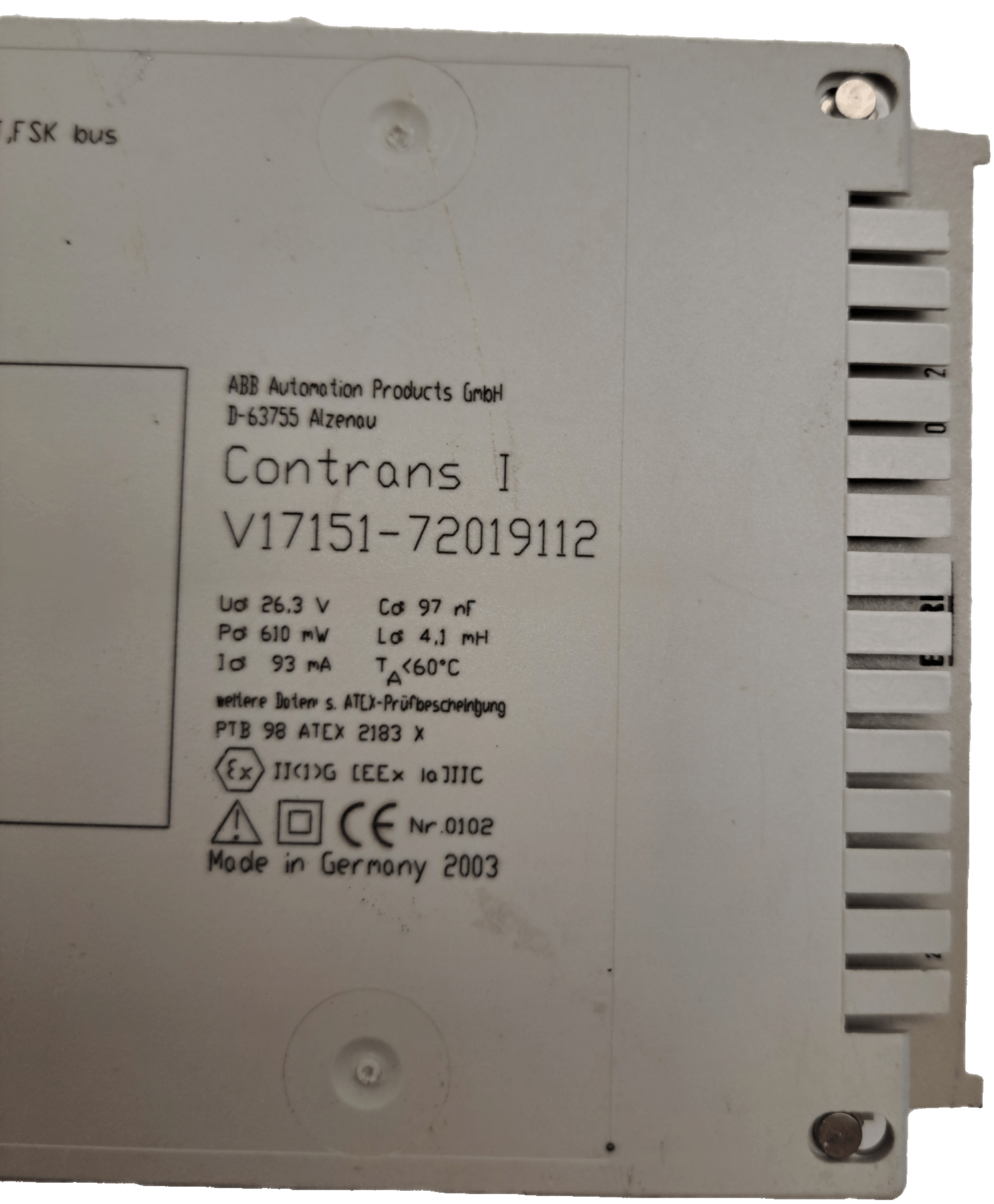 ABB Speisegerät Contrans 1 V17151-720 - #product_category# | Klenk Maschinenhandel