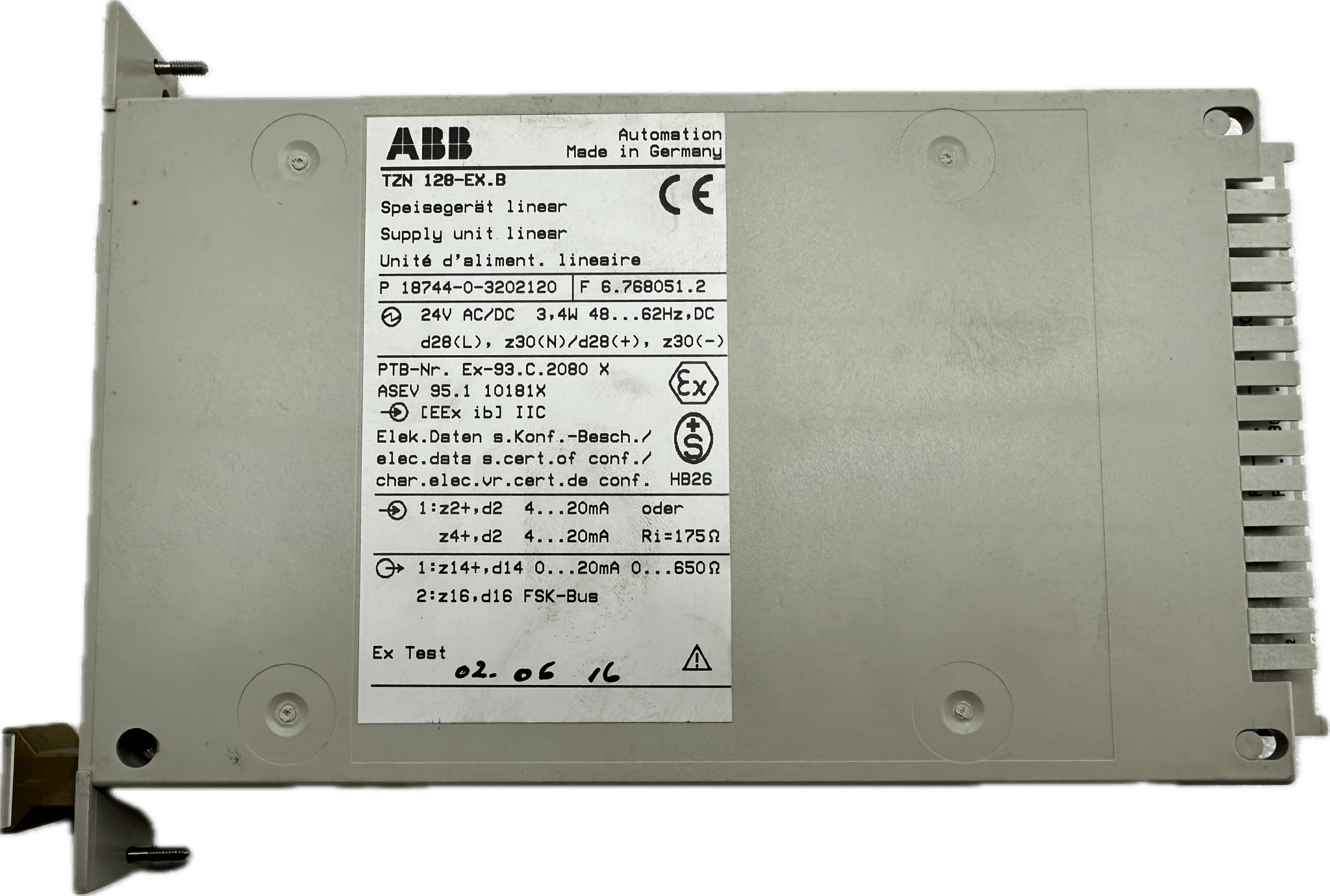 ABB Speisegerät Linear TZN128-EX/ABB - #product_category# | Klenk Maschinenhandel