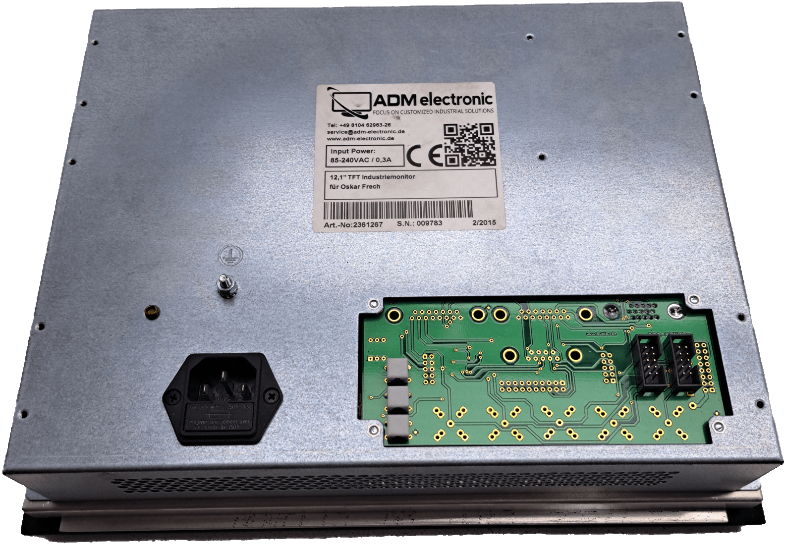 ADM Electronic 2361267 12,1" TFT Industriemonitor - #product_category# | Klenk Maschinenhandel