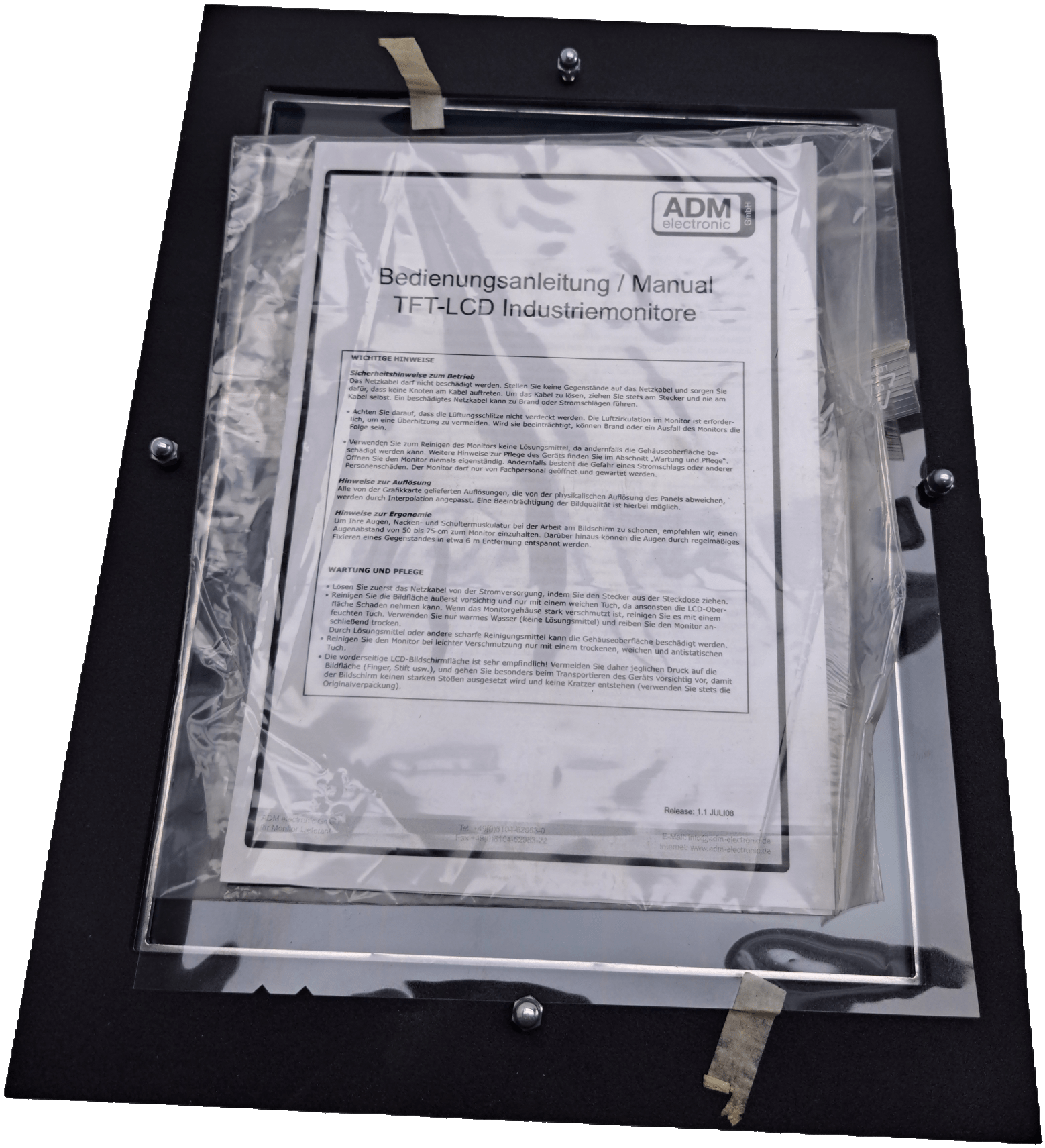 ADM Electronic 2361267 12,1" TFT Industriemonitor - #product_category# | Klenk Maschinenhandel