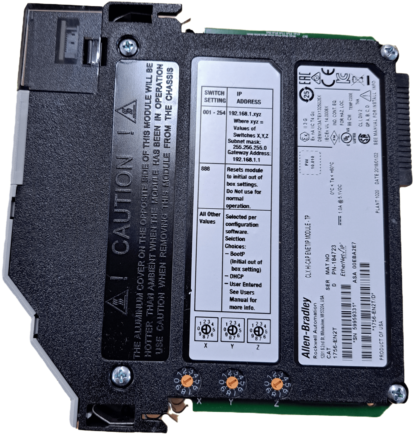 Allen Bradley 1756-EN2T - #product_category# | Klenk Maschinenhandel