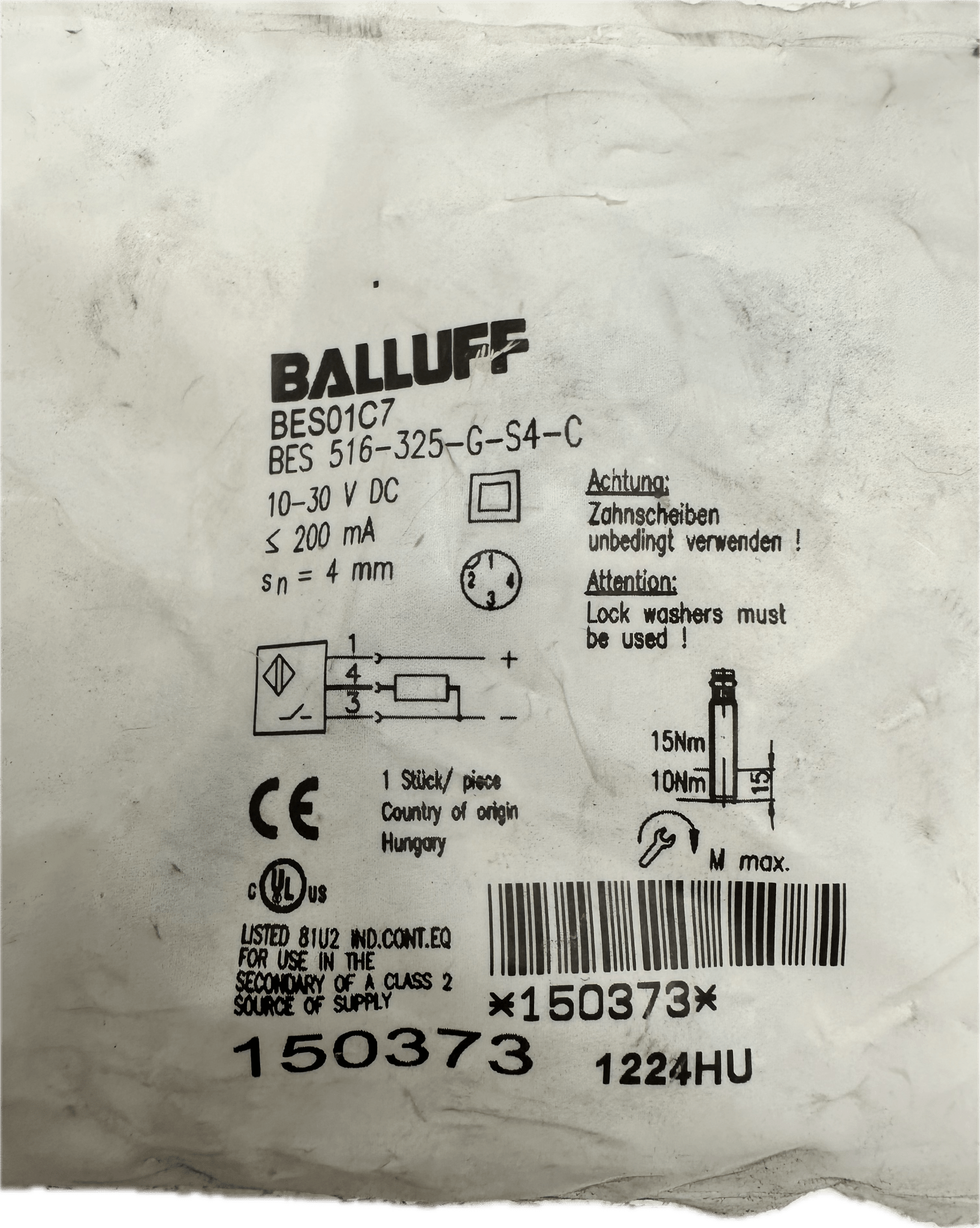 Balluff BES01C7 Induktive Standardsensoren - #product_category# | Klenk Maschinenhandel