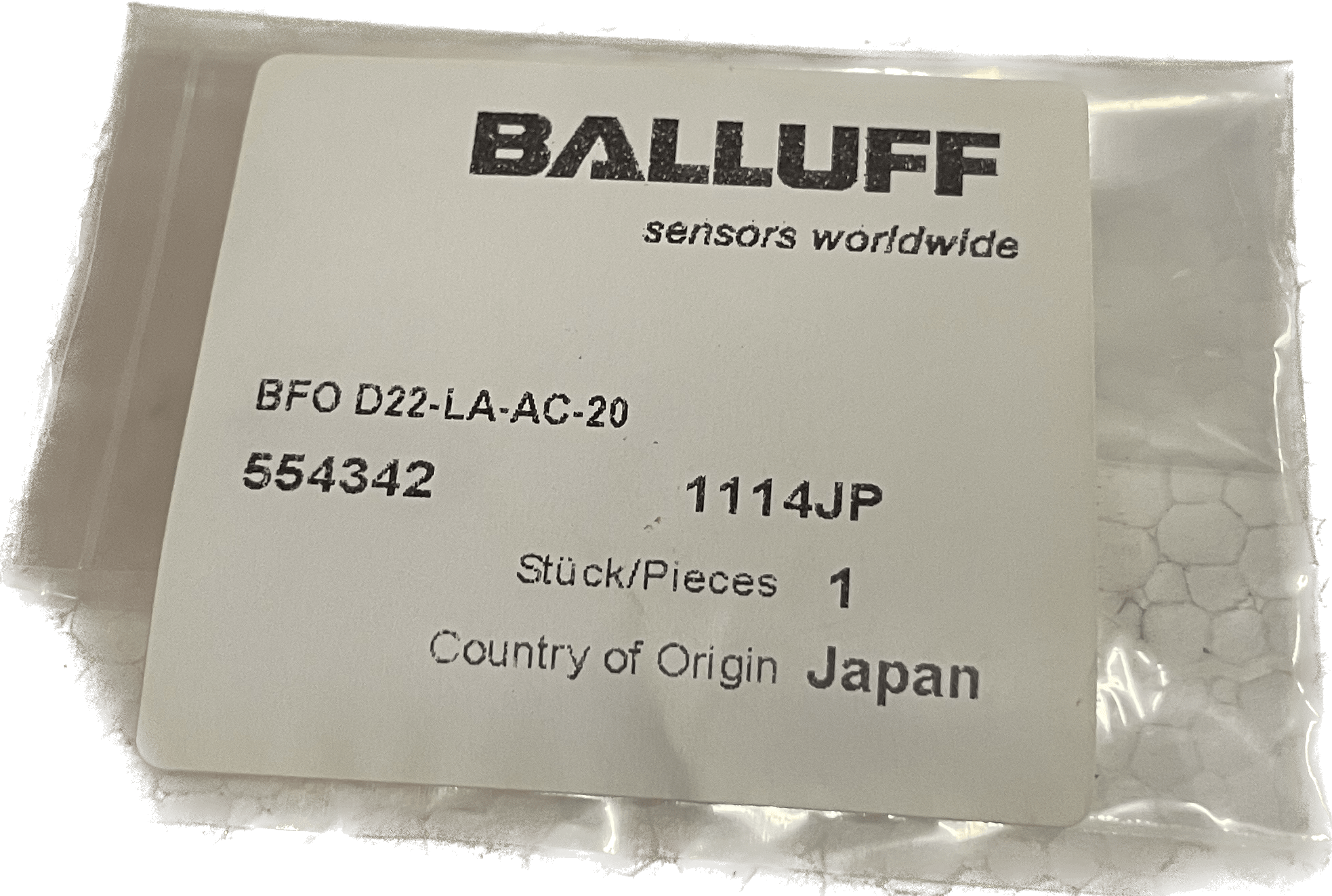 BALLUFF BFO D22-LA-AC-20 - #product_category# | Klenk Maschinenhandel