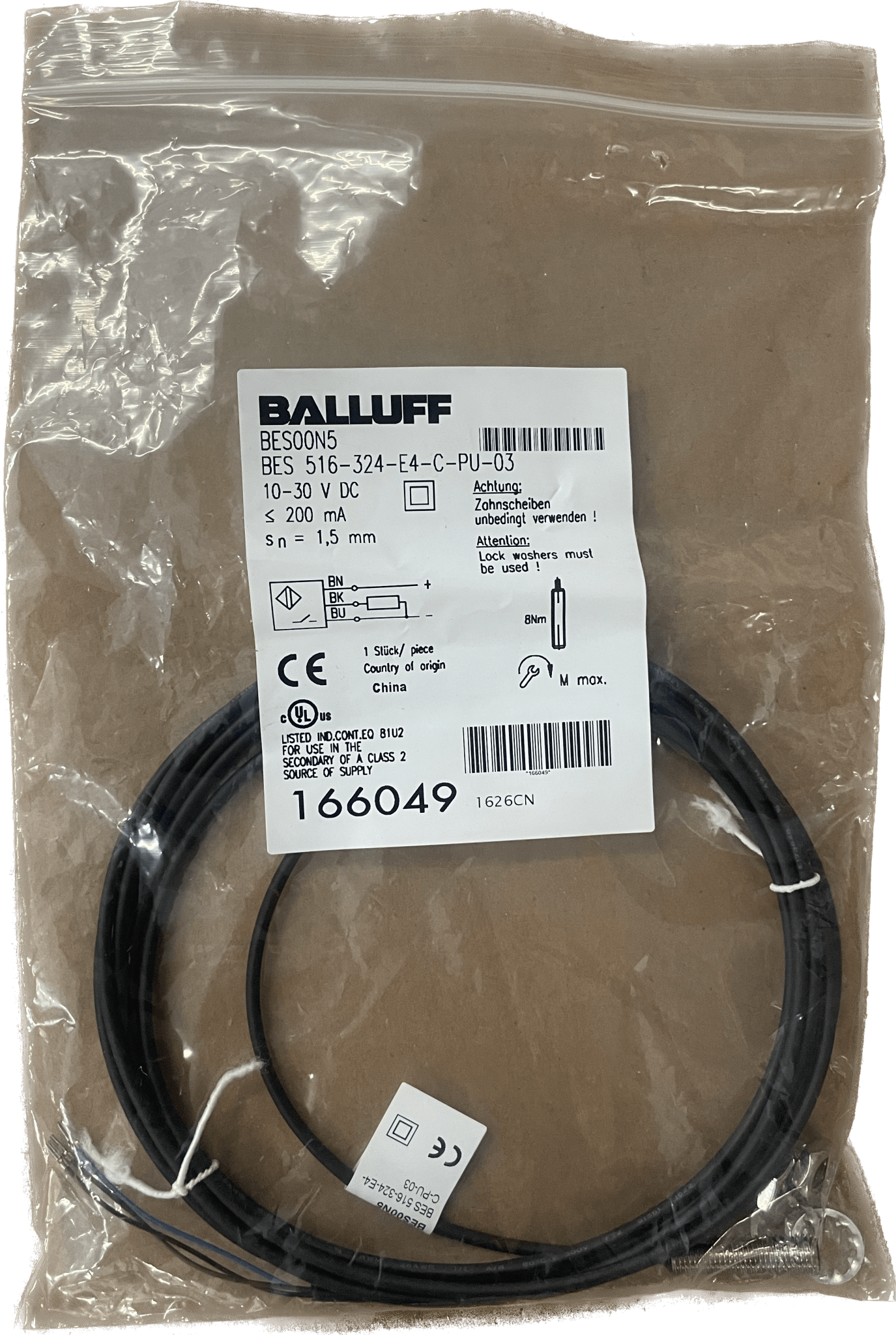 BALLUFF Induktive Standardsensoren mit Vorzugstypen BES 516-324-E4-C-PU-03 - #product_category# | Klenk Maschinenhandel