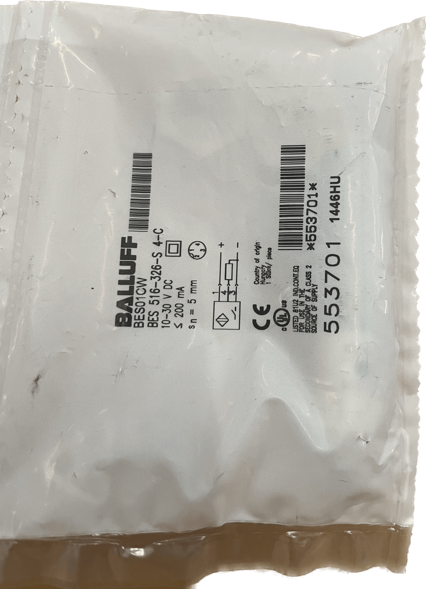 BALLUFF Induktive Standardsensoren mit Vorzugstypen BES 516-326-S4-C - #product_category# | Klenk Maschinenhandel