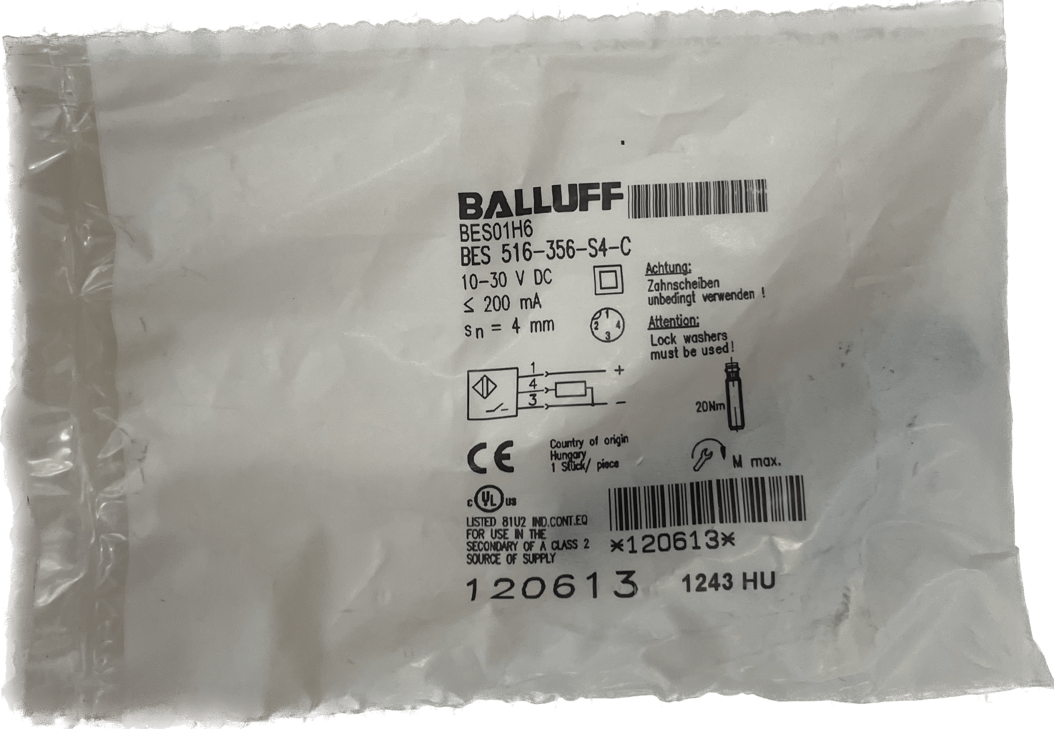 BALLUFF Induktive Standardsensoren mit Vorzugstypen BES 516-356-S4-C - #product_category# | Klenk Maschinenhandel