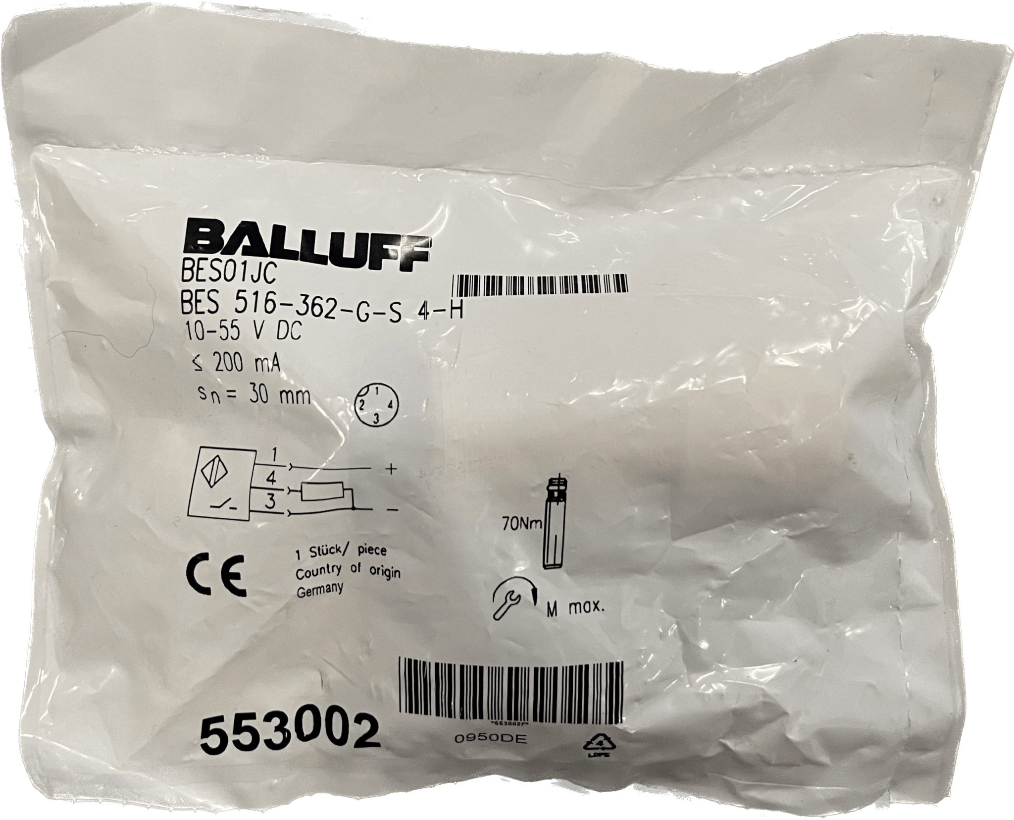 BALLUFF Induktive Standardsensoren mit Vorzugstypen BES 516-362-G-S4-H - #product_category# | Klenk Maschinenhandel