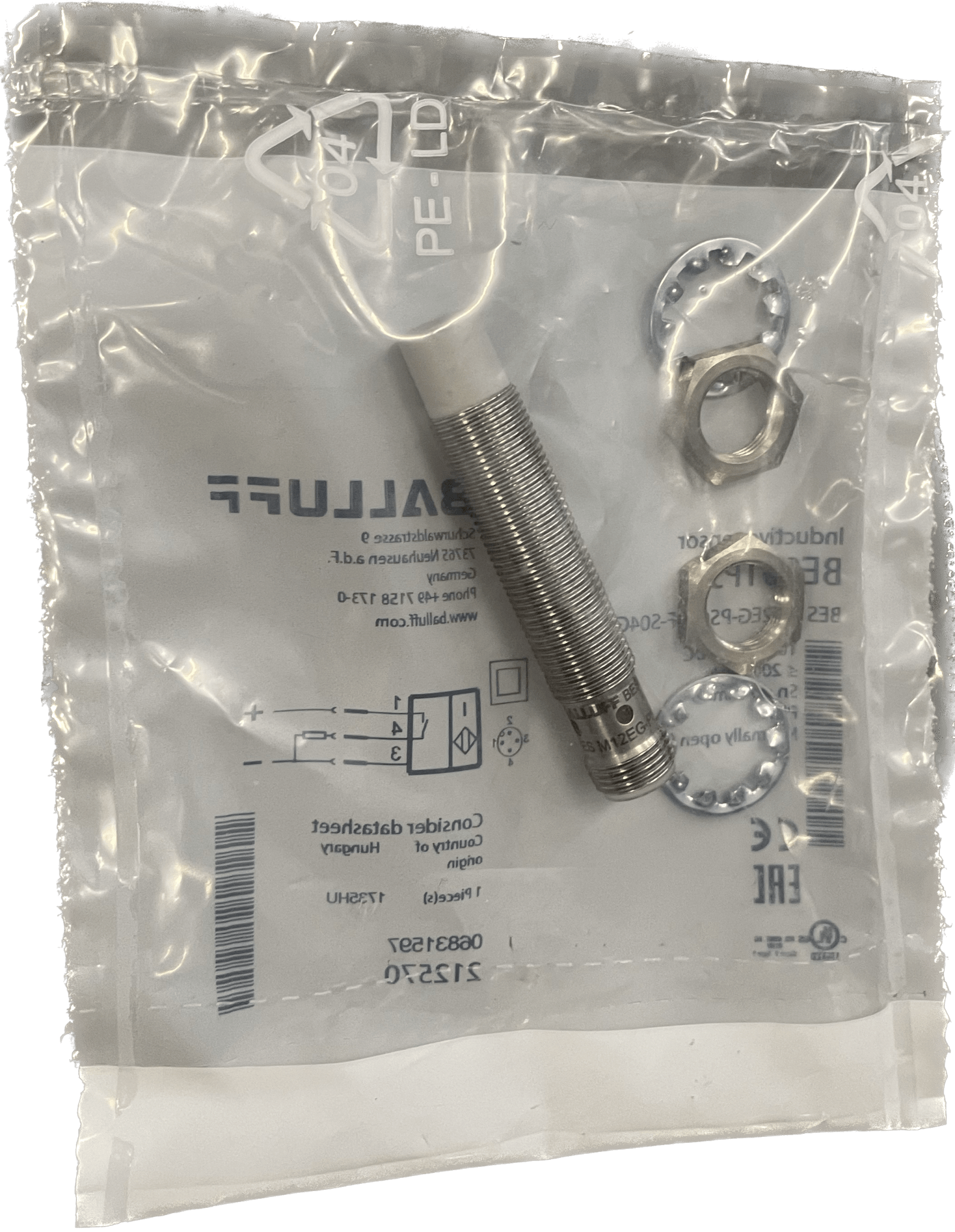 BALLUFF Induktive Standardsensoren mit Vorzugstypen BES M12EG-PSC70F-S04G - #product_category# | Klenk Maschinenhandel