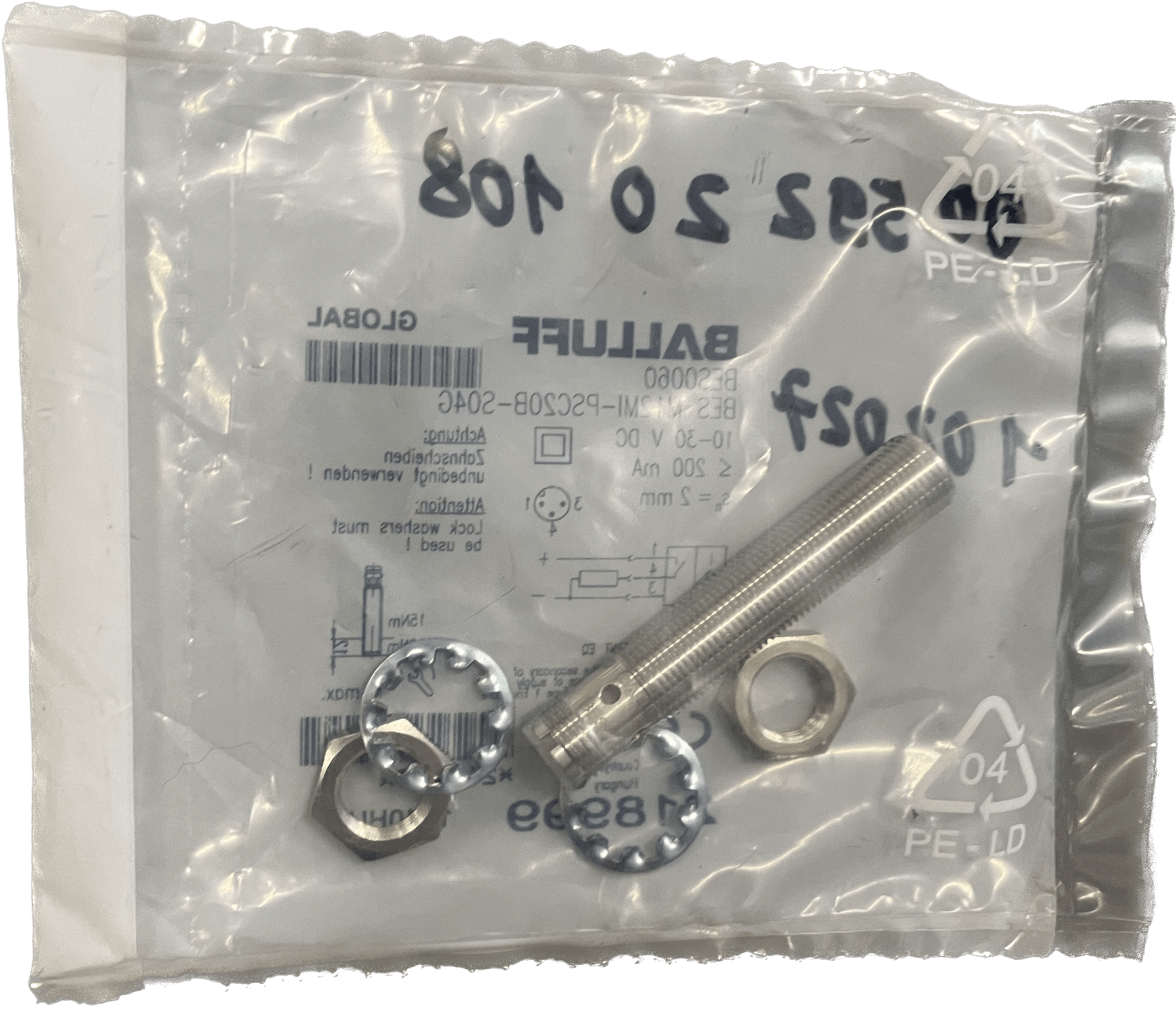 BALLUFF Induktive Standardsensoren mit Vorzugstypen BES M12MI-PSC20B-S04G - #product_category# | Klenk Maschinenhandel