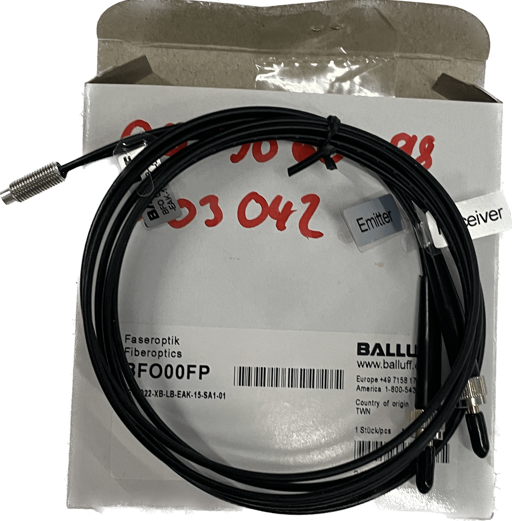 BALLUFF Kunststoff- und Glasfasern für Faserbasisgeräte BFO D22-XB-LB-EAK-15-SA1-01 - #product_category# | Klenk Maschinenhandel