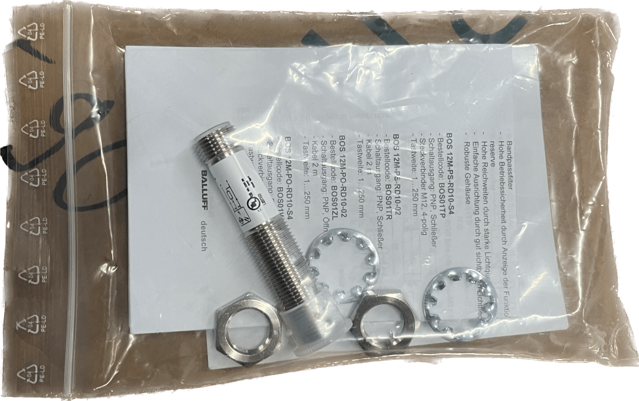 Balluff Lichttaster BOS 12M-PO-RD11-S4 - #product_category# | Klenk Maschinenhandel