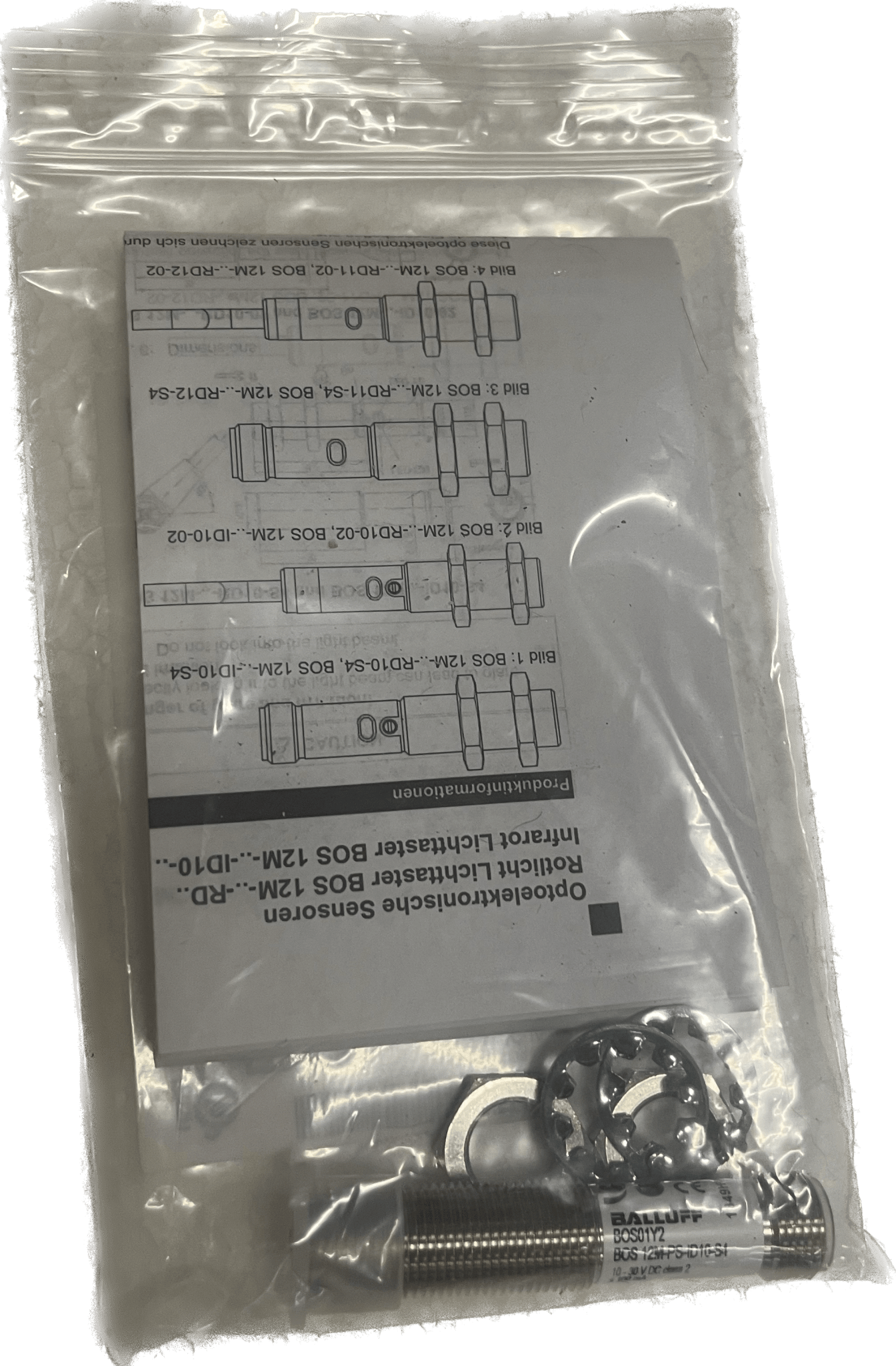 BALLUFF Lichttaster BOS 12M-PS-ID10-S4 - #product_category# | Klenk Maschinenhandel