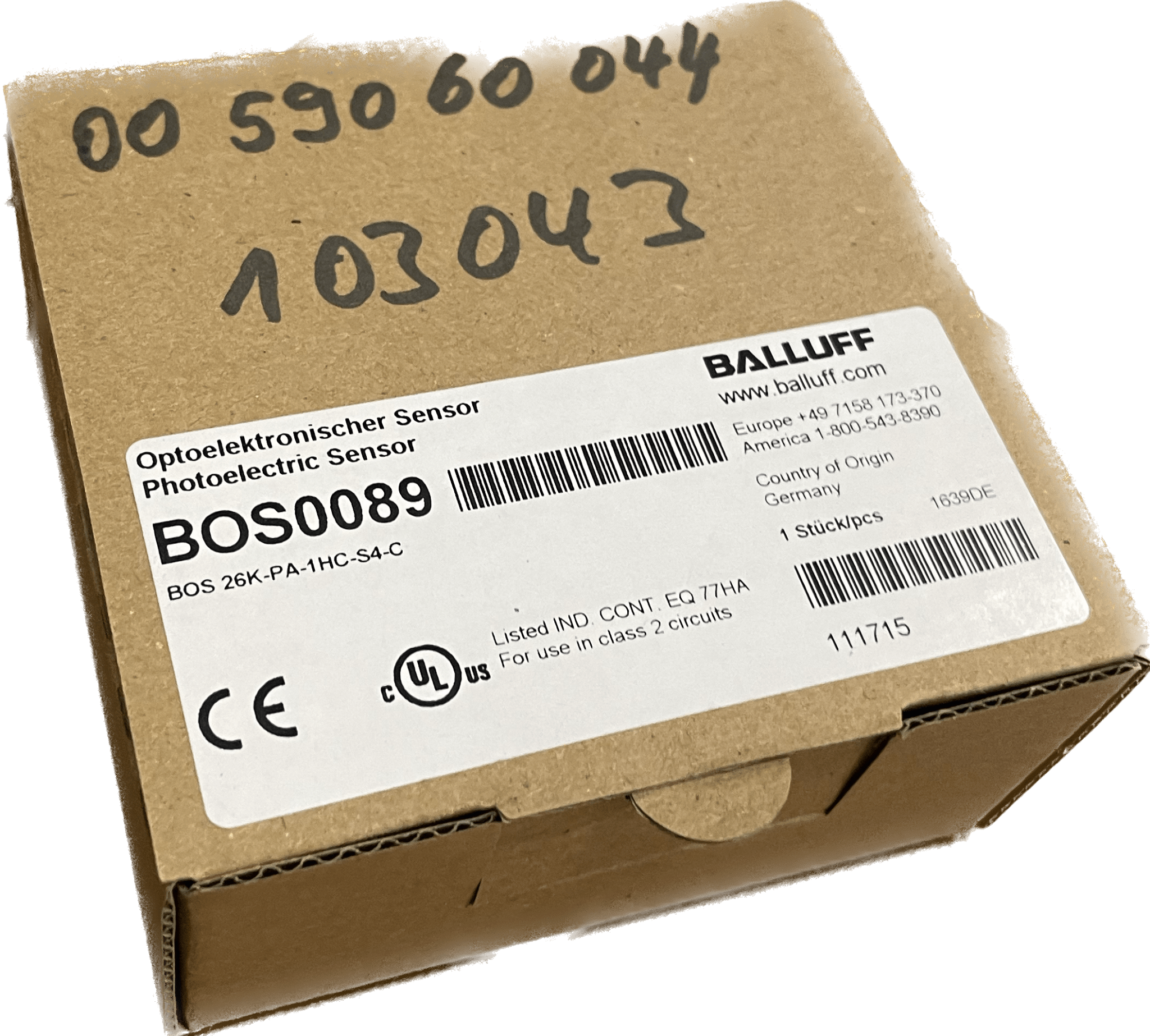 BALLUFF Lichttaster mit Hintergrundausblendung BOS 26K-PA-1HC-S4-C - #product_category# | Klenk Maschinenhandel