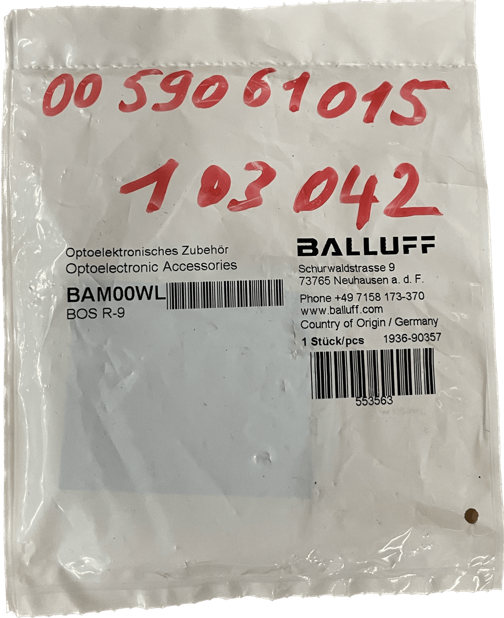 BALLUFF Reflektoren und Reflexfolien für Optoelektronische Reflexionslichtschranken - #product_category# | Klenk Maschinenhandel