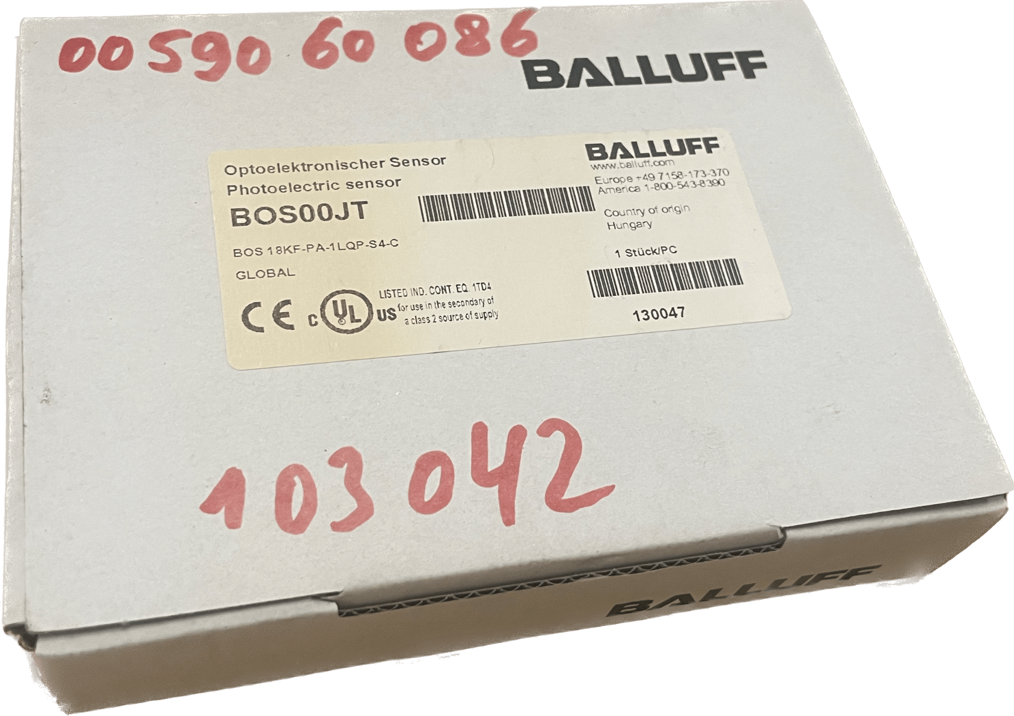 BALLUFF Reflexionslichtschranken BOS 18KF-PA-1LQP-S4-C - #product_category# | Klenk Maschinenhandel