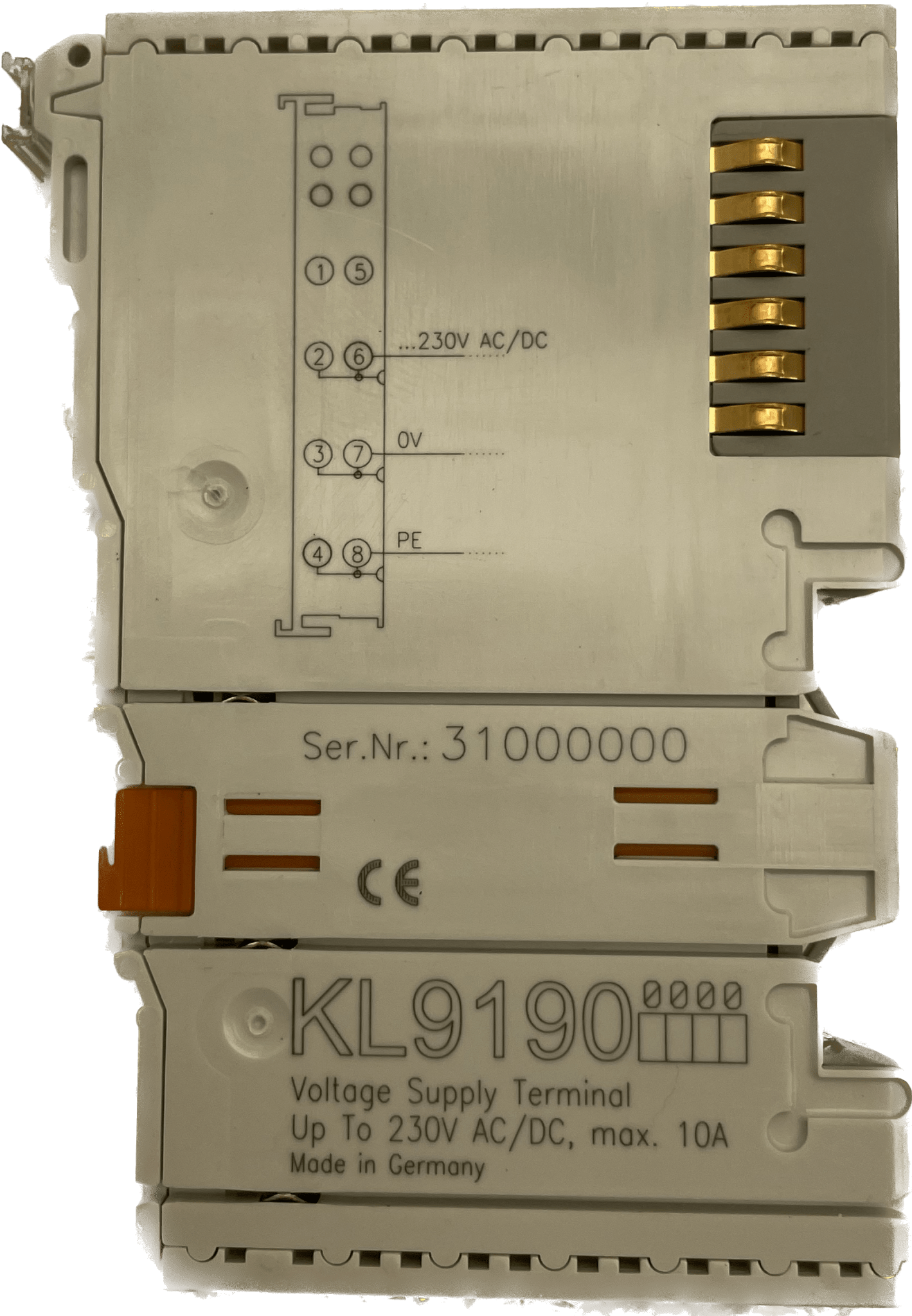 Beckhoff Einspeiseklemme KL9190 - #product_category# | Klenk Maschinenhandel