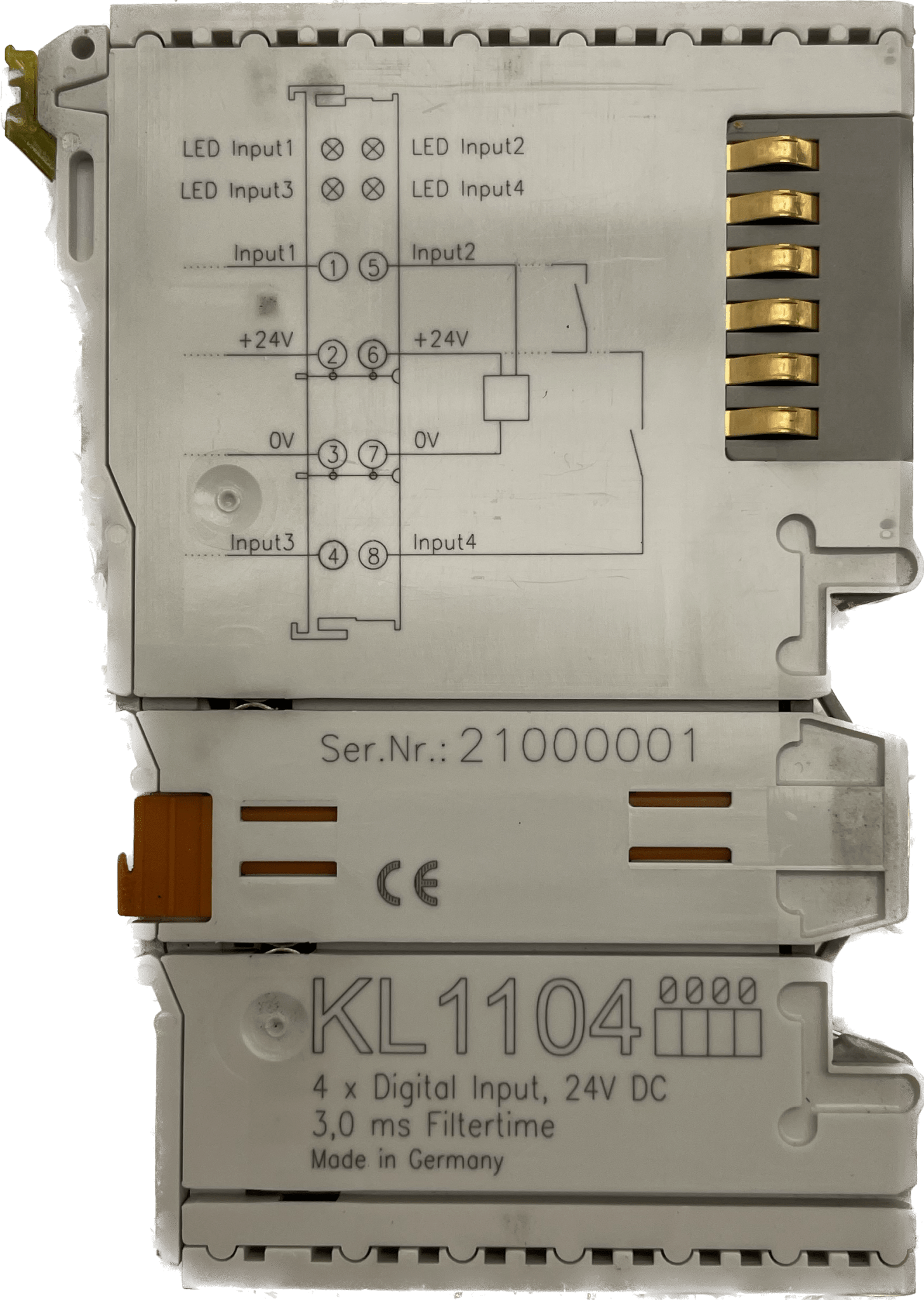Beckhoff KL1104 | Busklemme, 4-Kanal-Digital-Eingang - #product_category# | Klenk Maschinenhandel