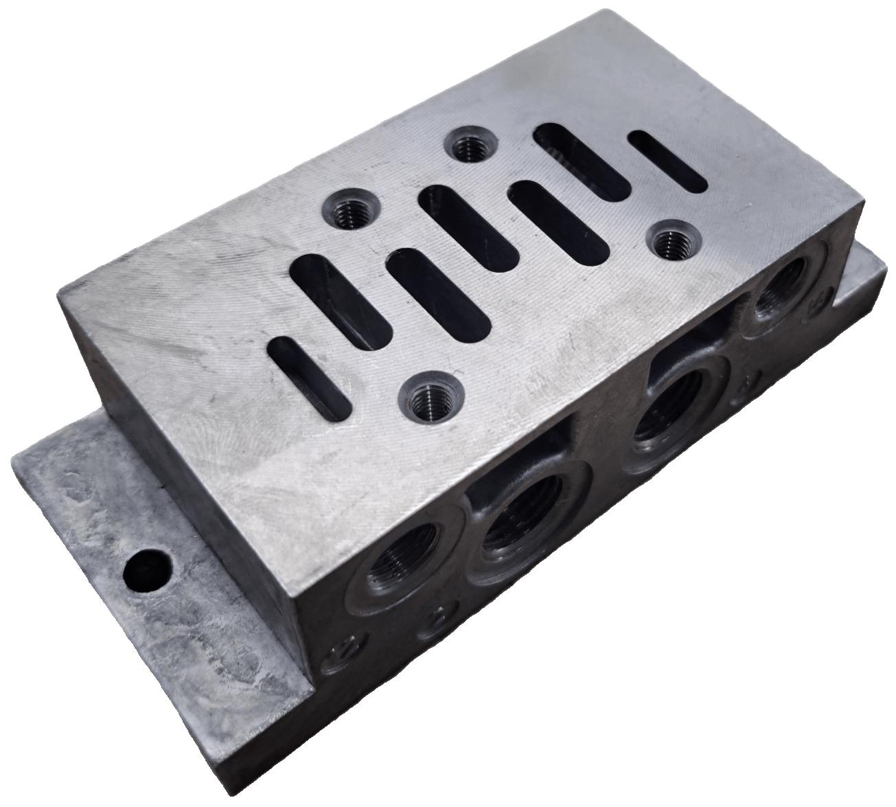 Bosch / Aventics Einzelanschlussplatte, Gewindeanschlüsse seitlich / 1825503143 - #product_category# | Klenk Maschinenhandel