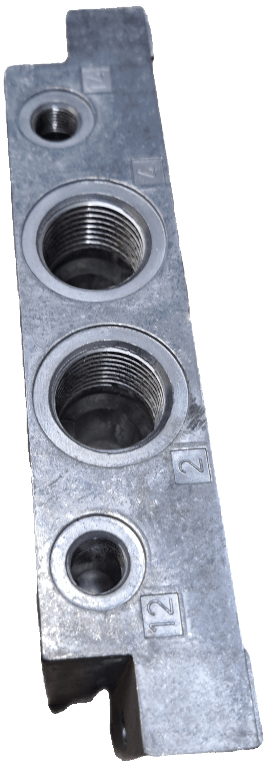 Bosch / Aventics Einzelanschlussplatte, Gewindeanschlüsse seitlich / 1825503149 - #product_category# | Klenk Maschinenhandel